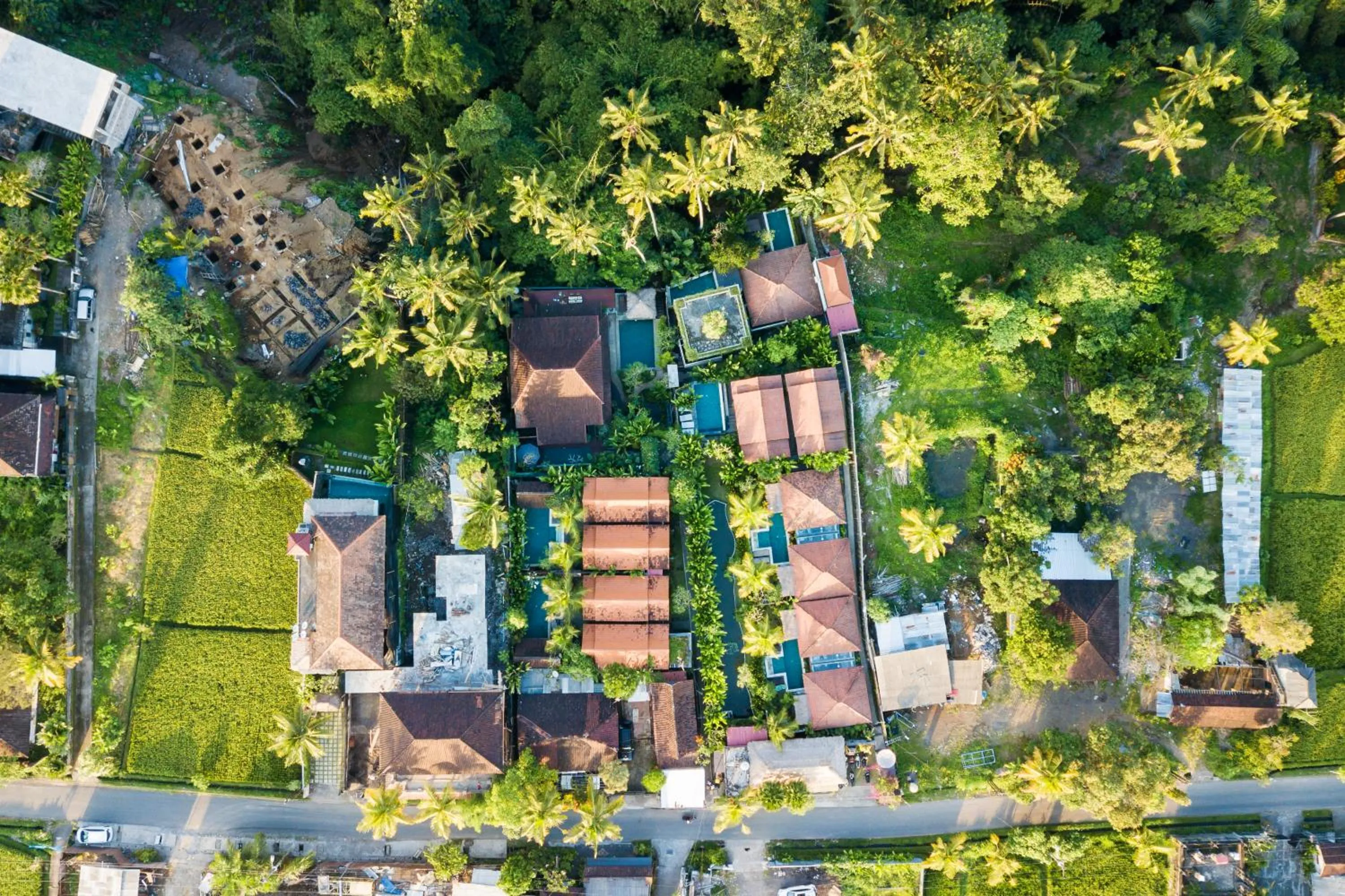 Bird's eye view in Bije Suite Villa Ubud
