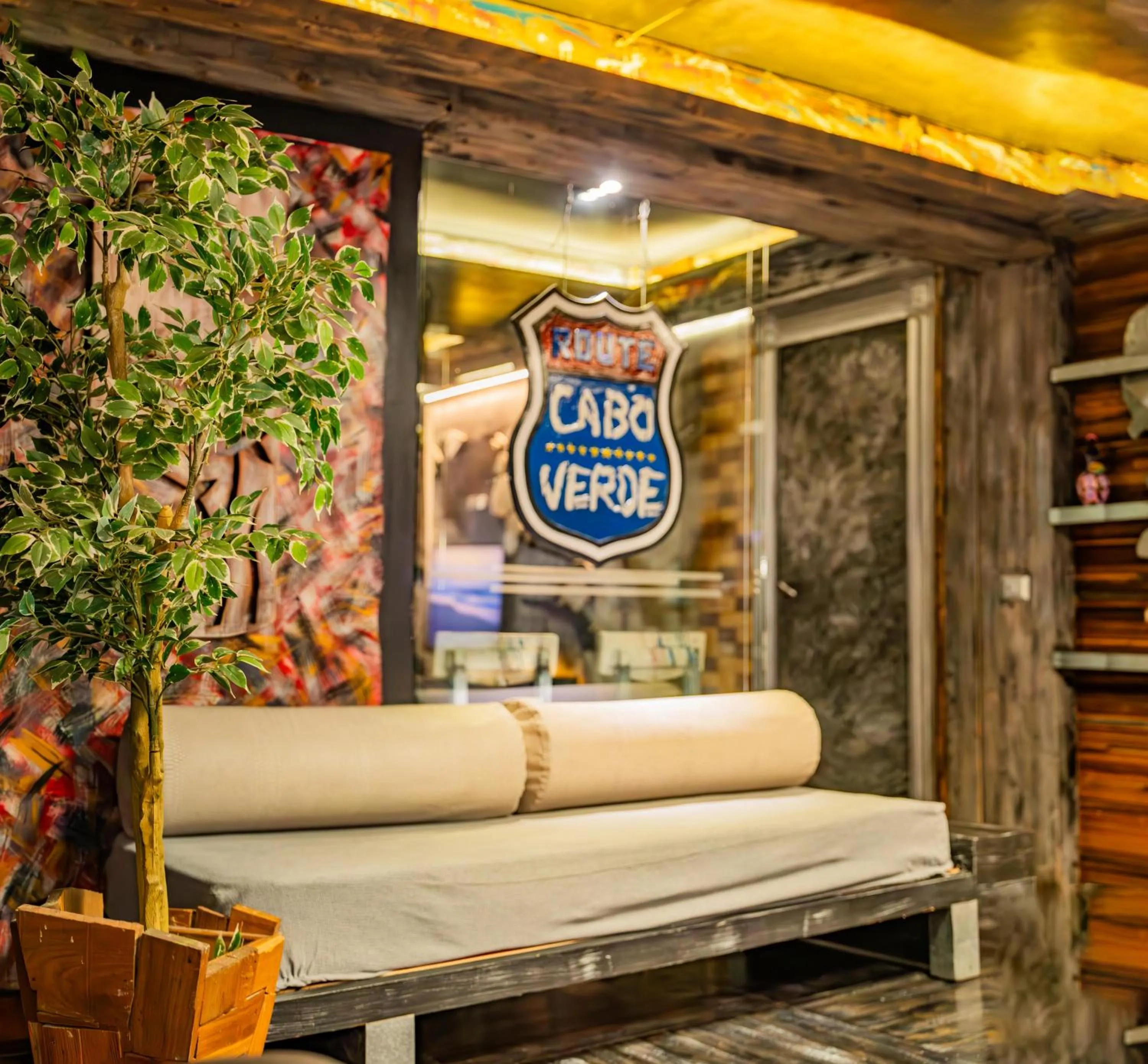 Living room in Ocean Suites