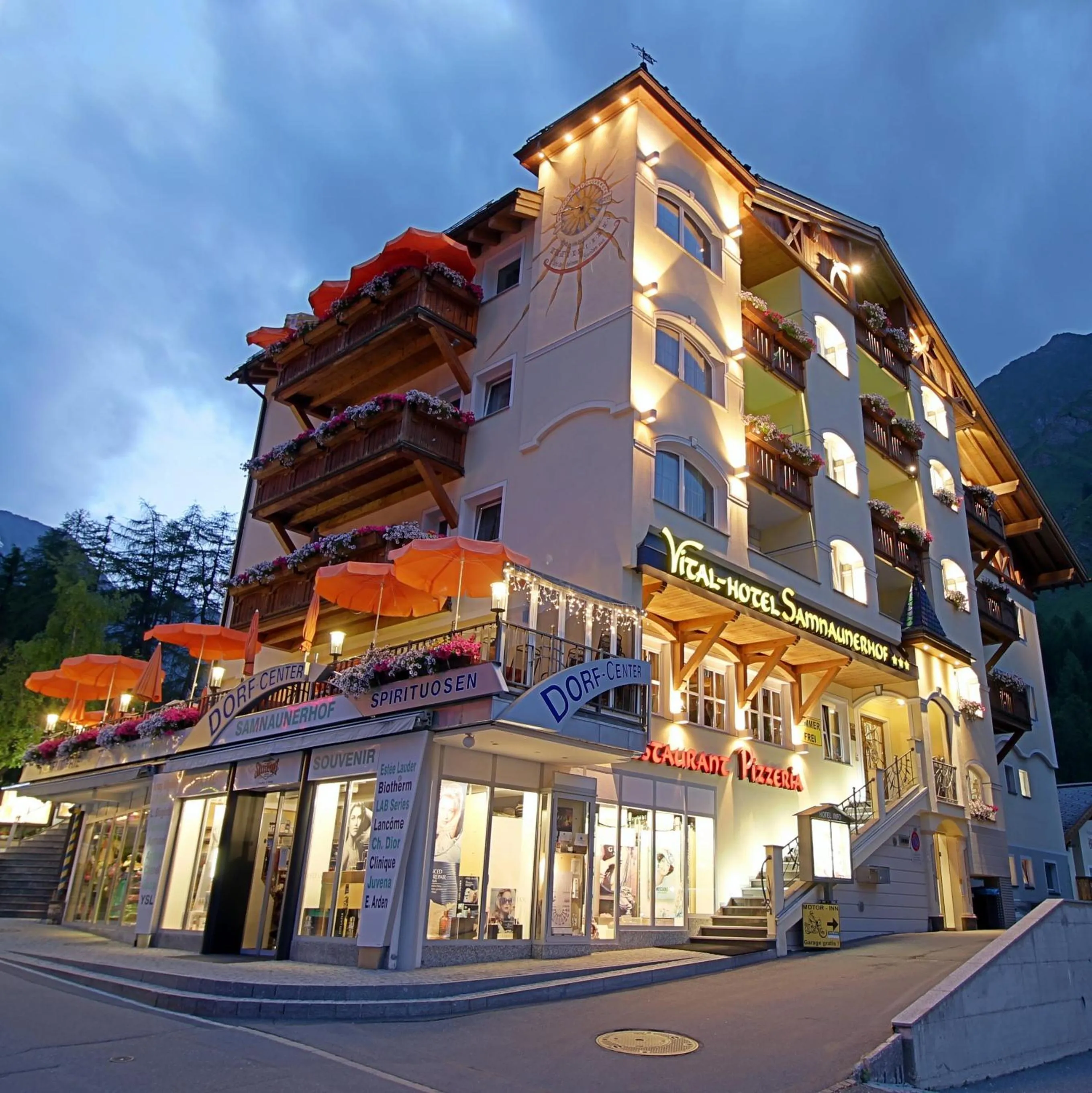 Balcony/Terrace in Samnaunerhof Vital-Hotel