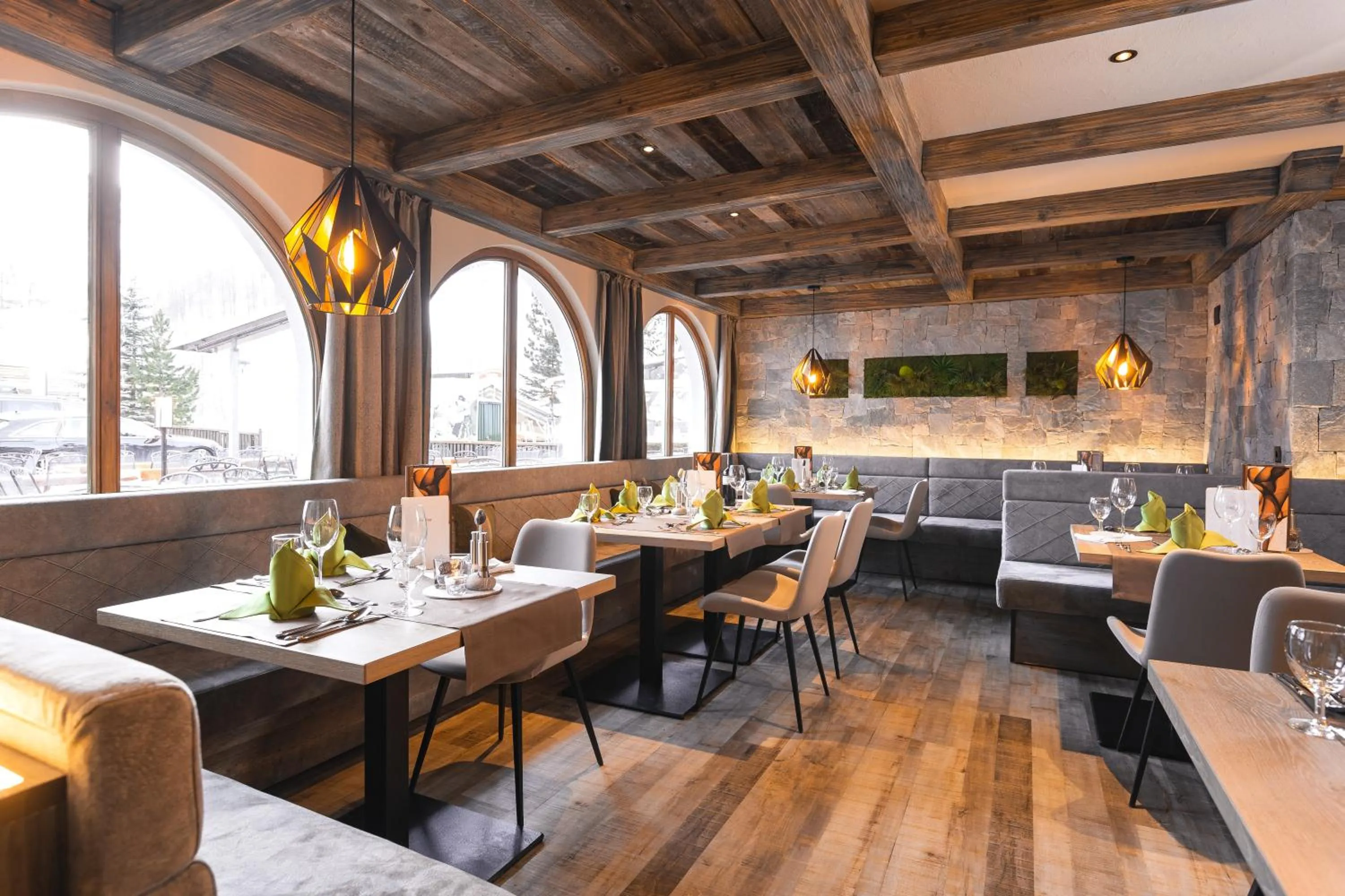 Decorative detail in Samnaunerhof Vital-Hotel