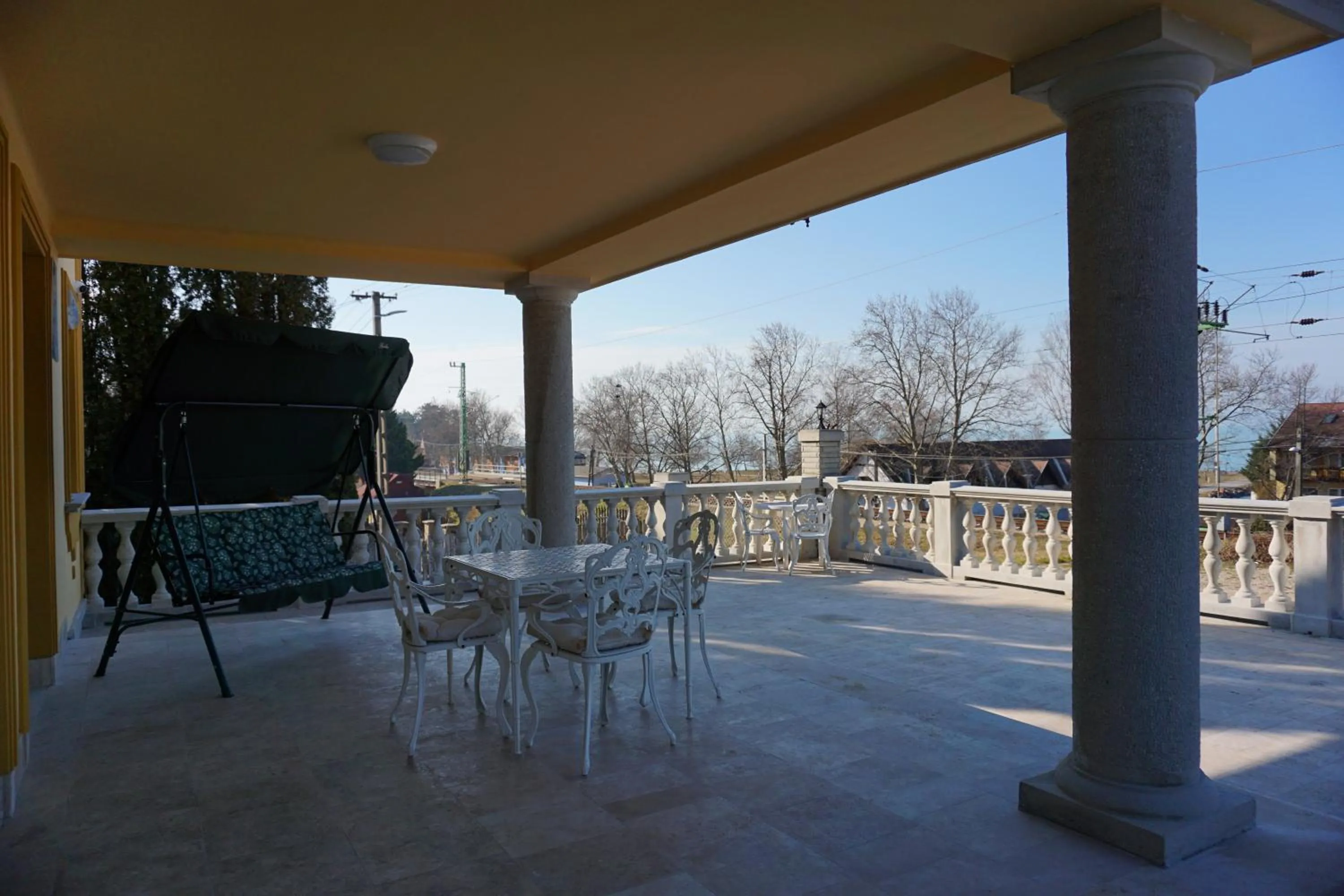 Balcony/Terrace in Anna Panzió & Wellness Siófok