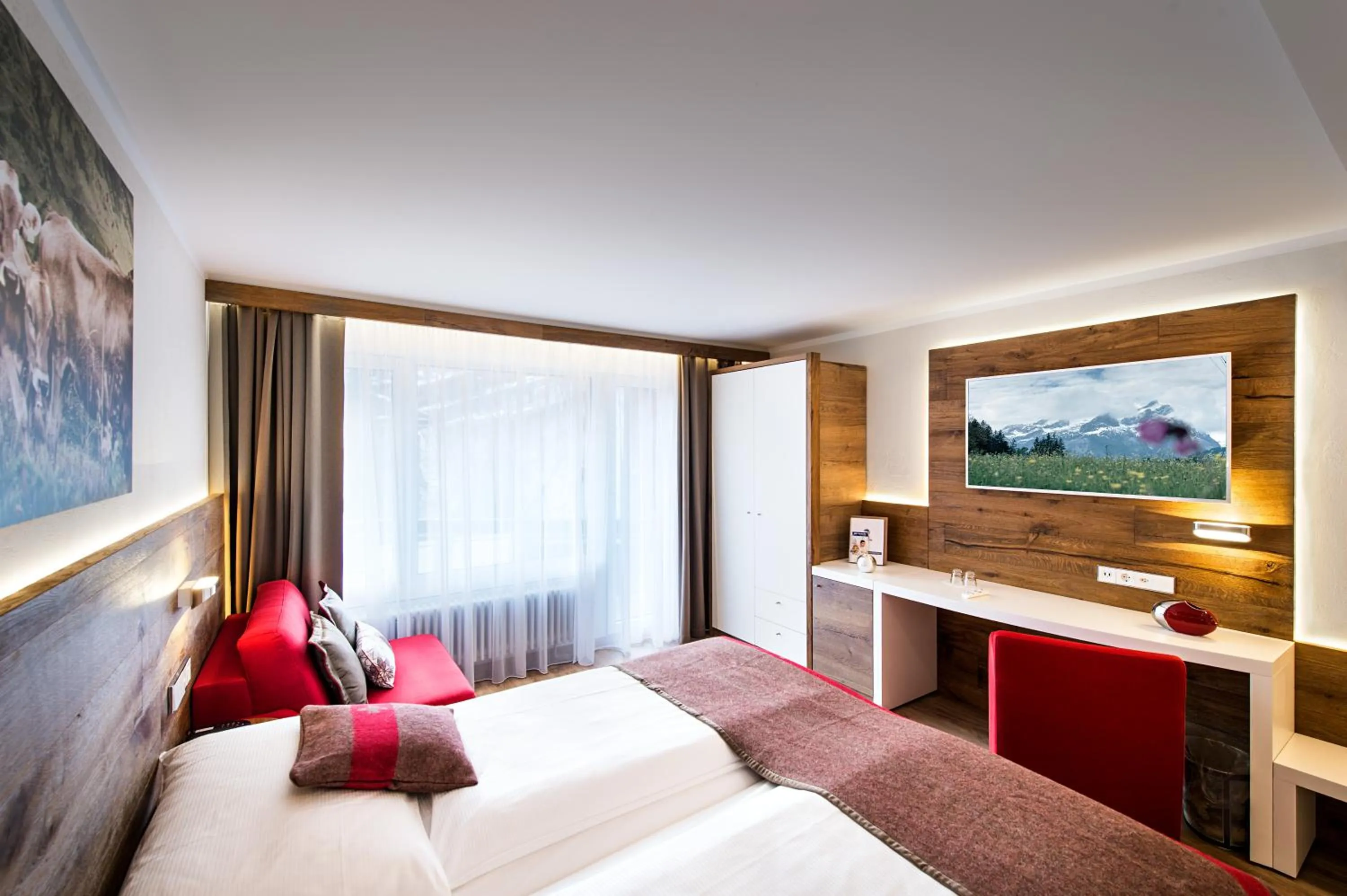 TV and multimedia, Bed in Hotel Butterfly