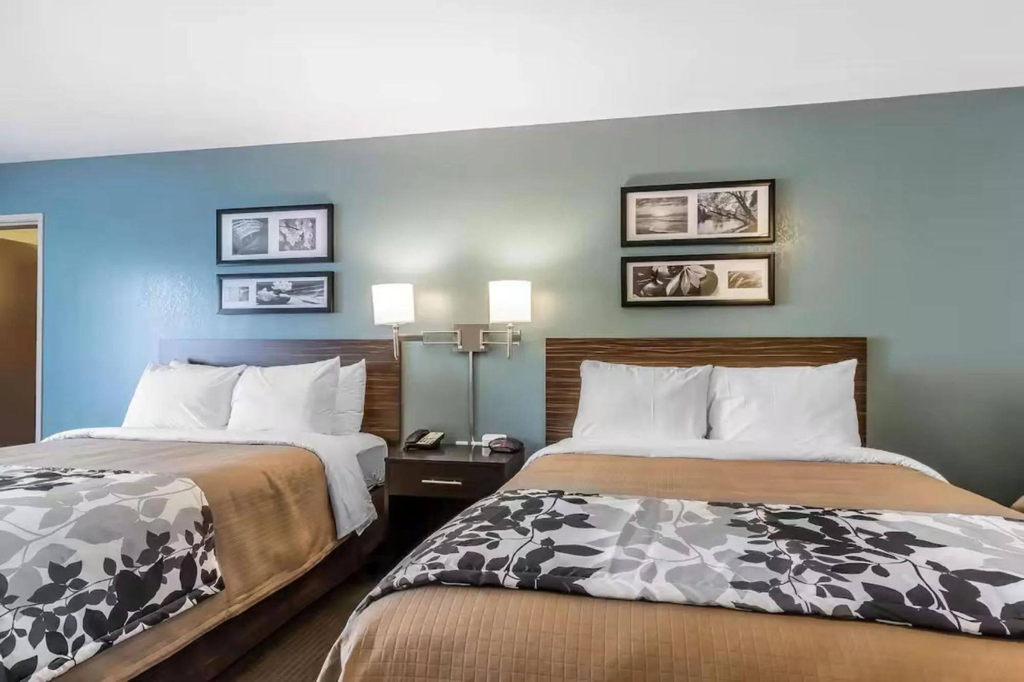 Bed in Sleep Inn & Suites O'Fallon MO - Technology Drive