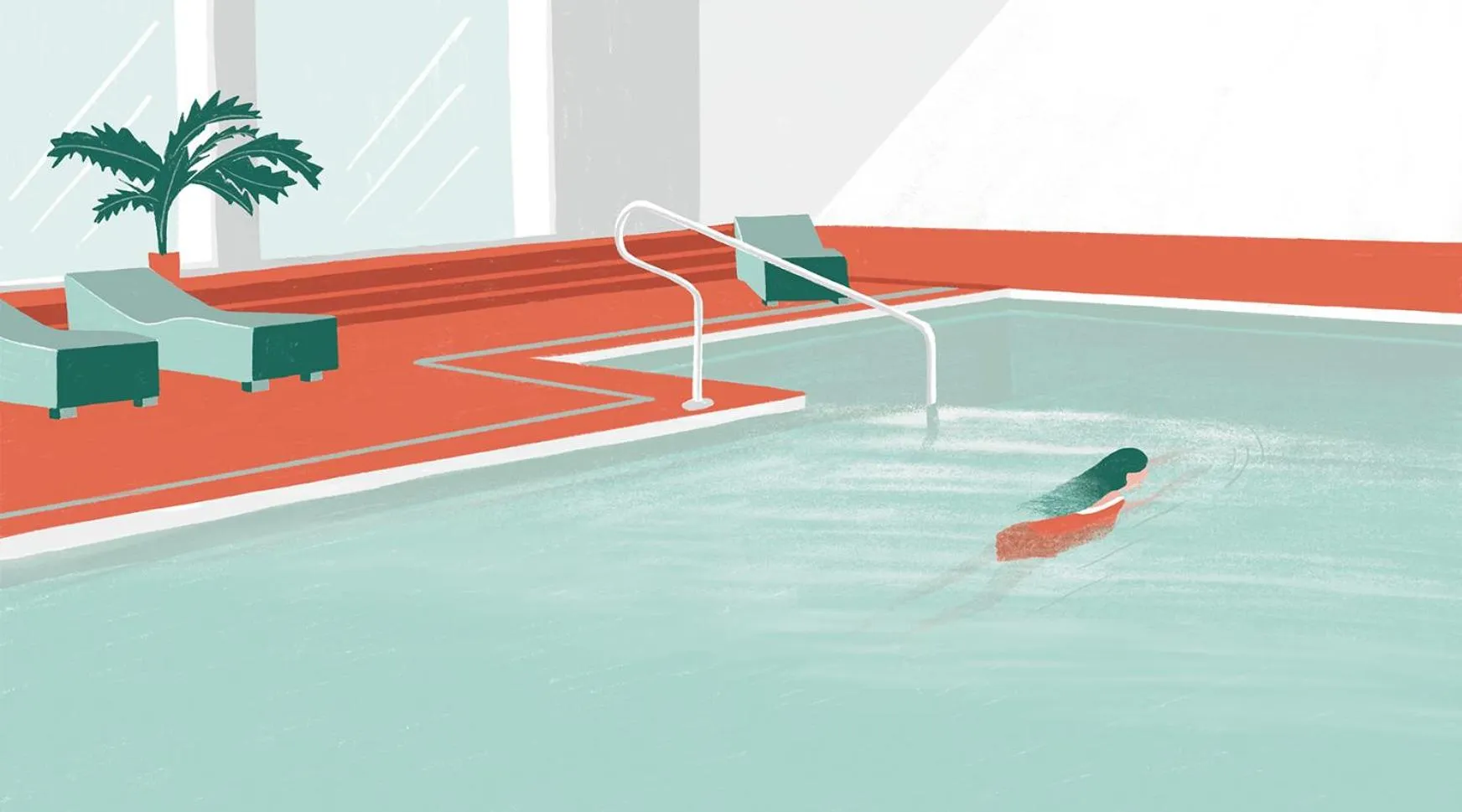 Swimming pool in Hotel des Alpes