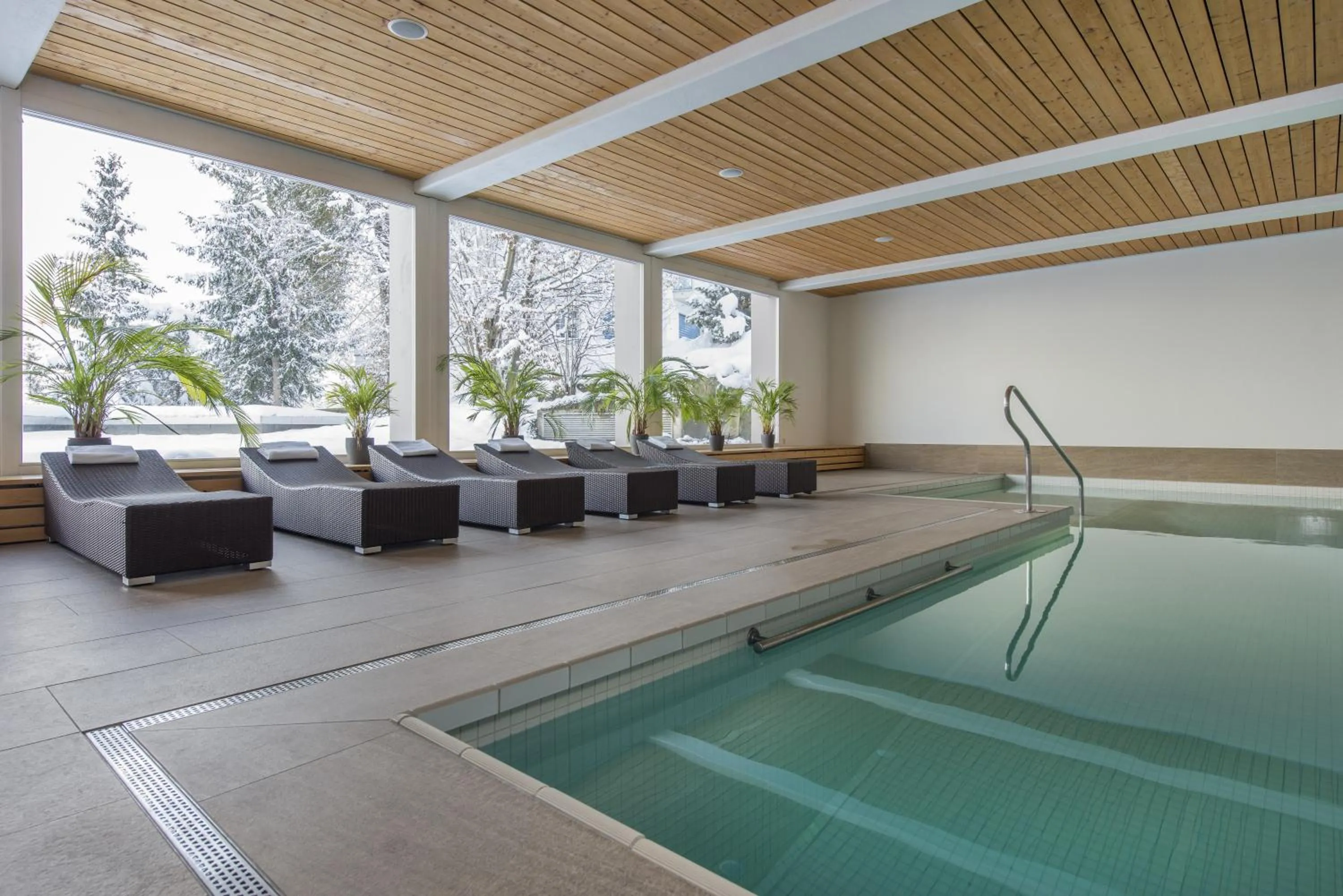 Swimming pool in Hotel des Alpes