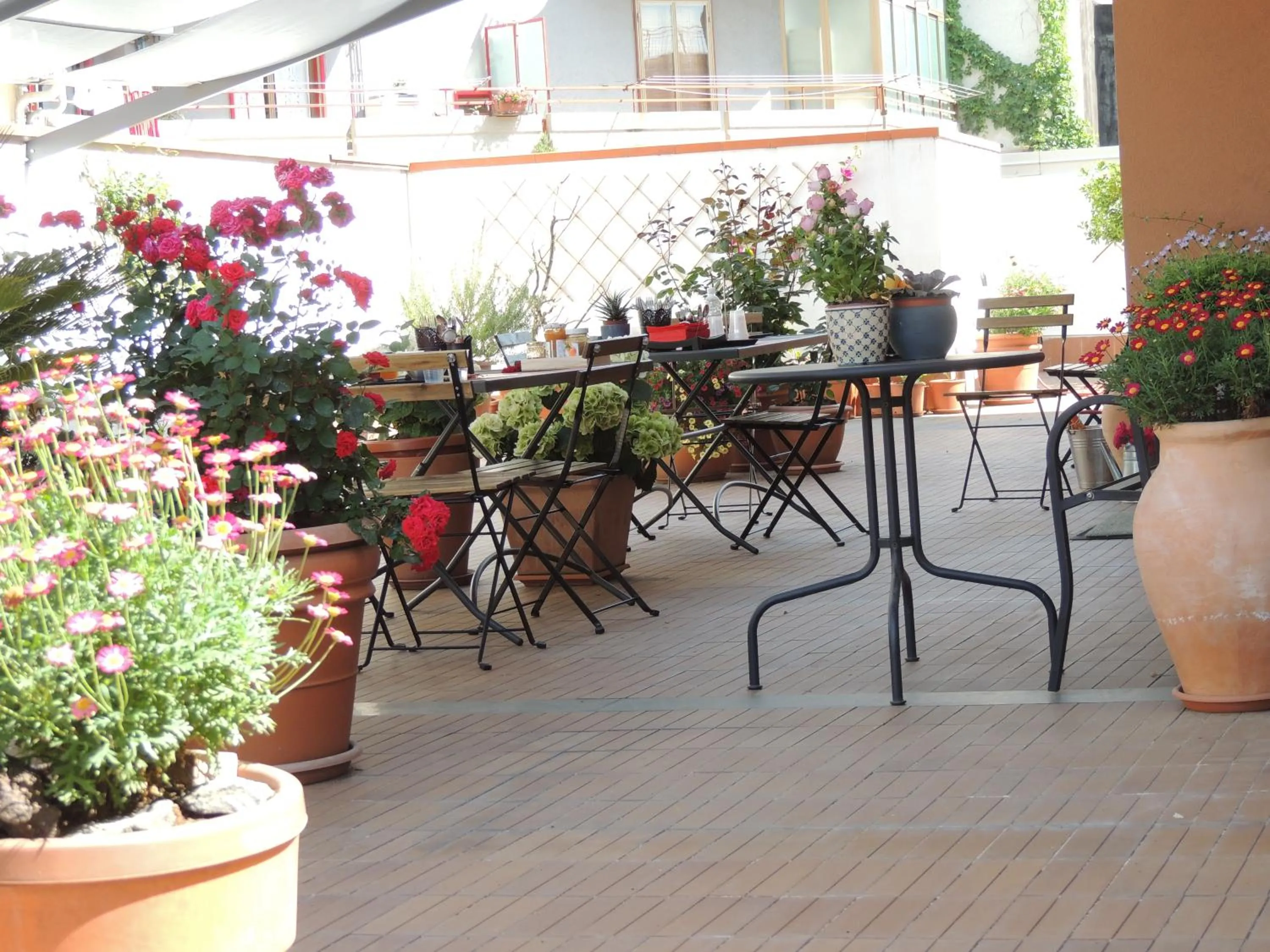Balcony/Terrace in B&B il rosso e il nero