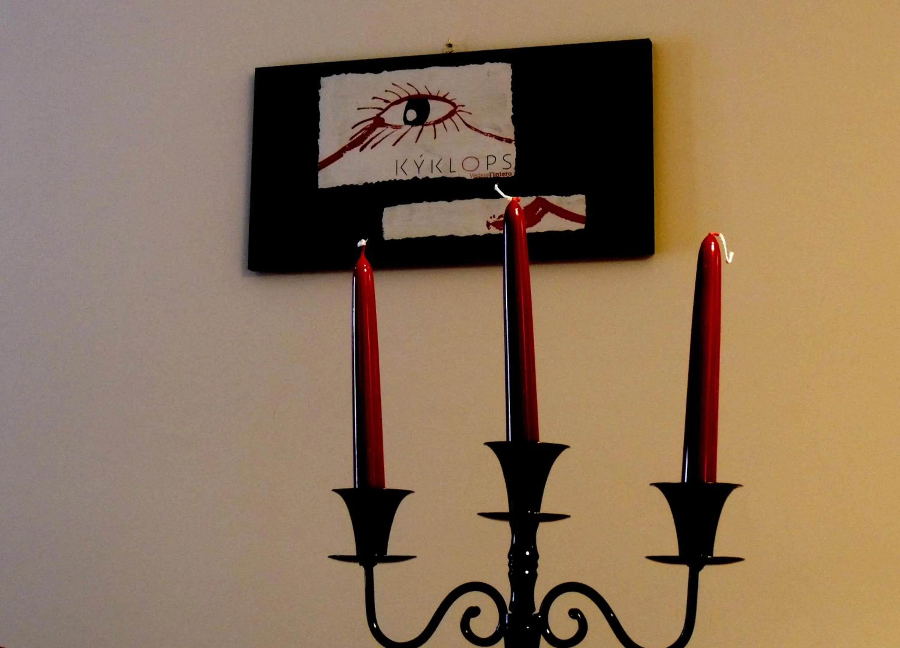 Communal lounge/ TV room in B&B il rosso e il nero