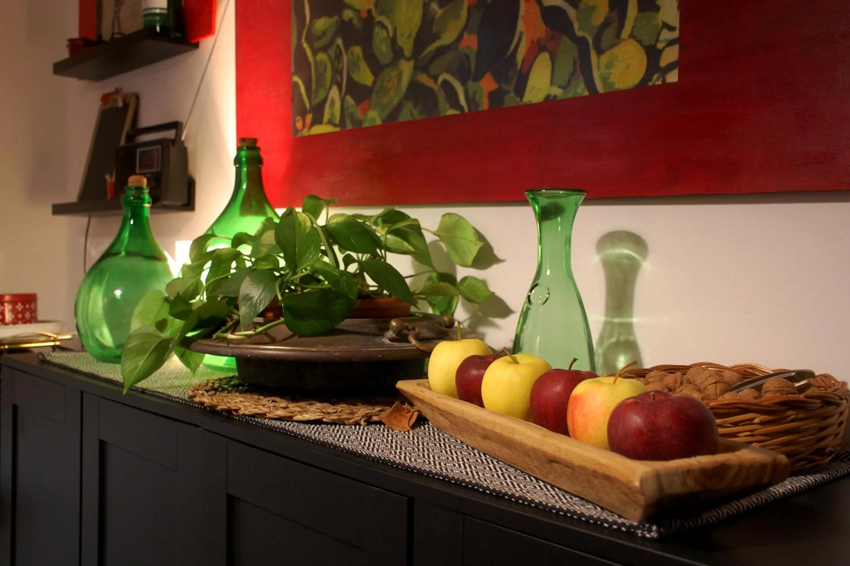 Communal kitchen in B&B il rosso e il nero