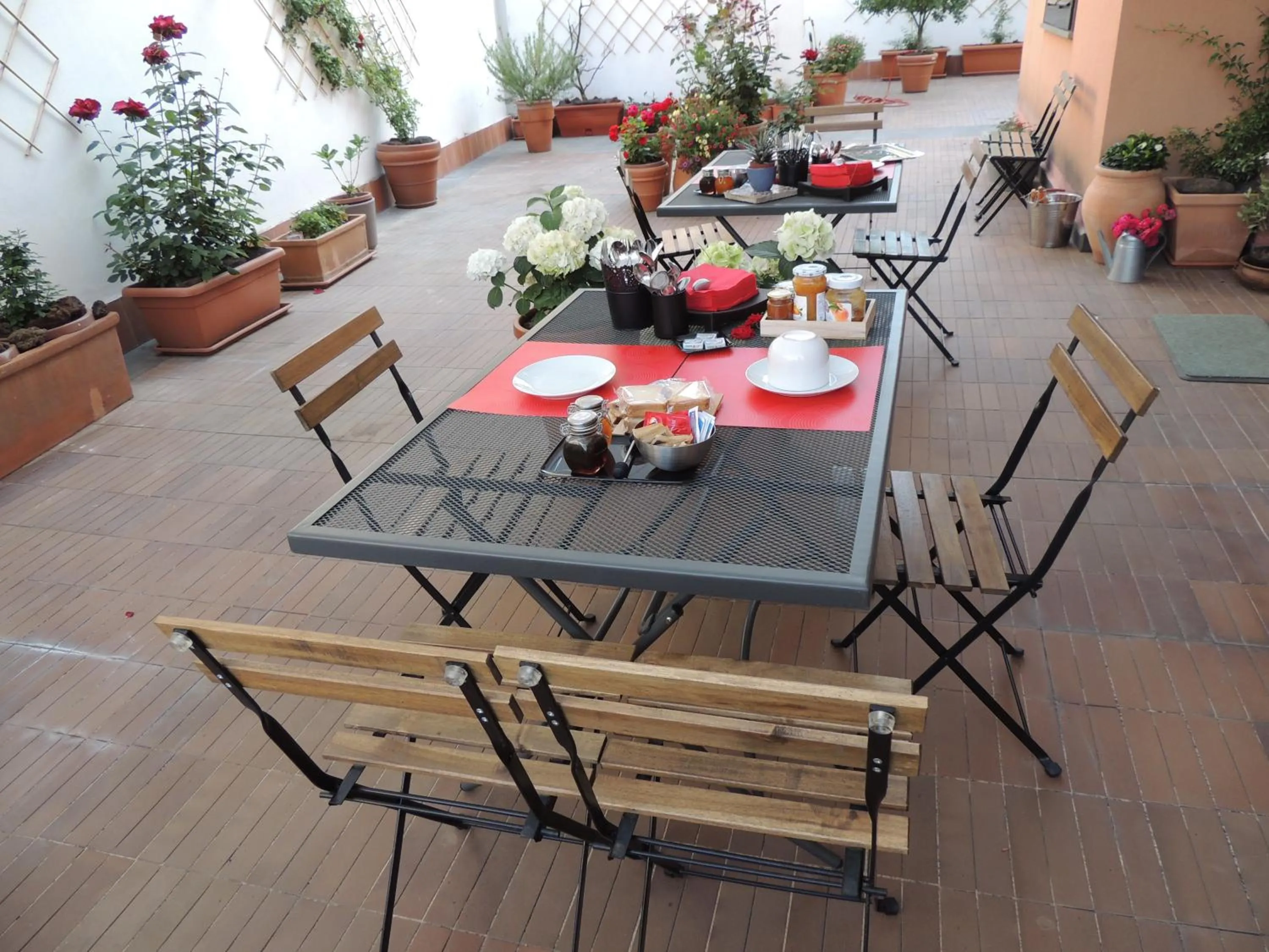 Balcony/Terrace in B&B il rosso e il nero