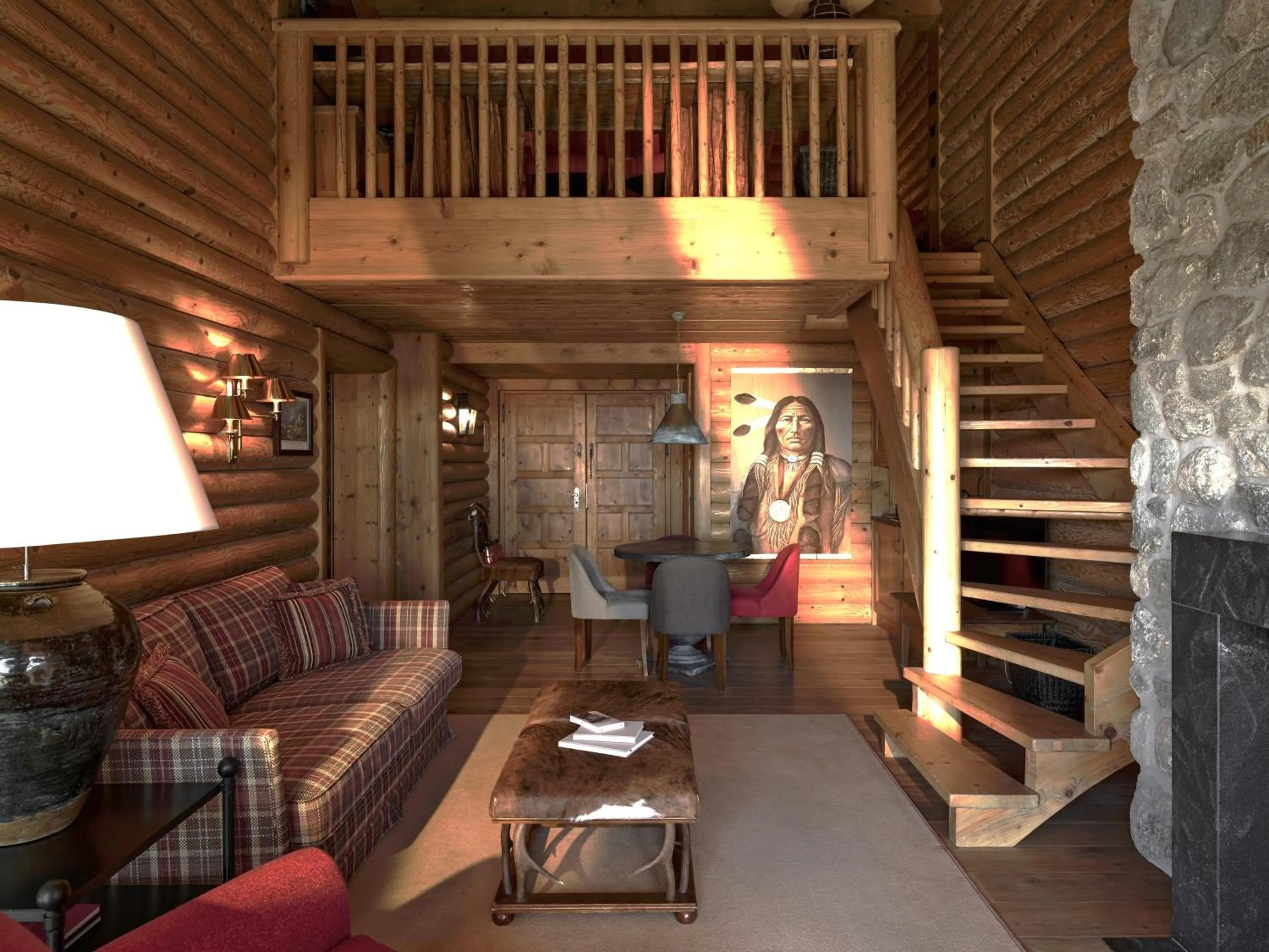 Living room in LeCrans