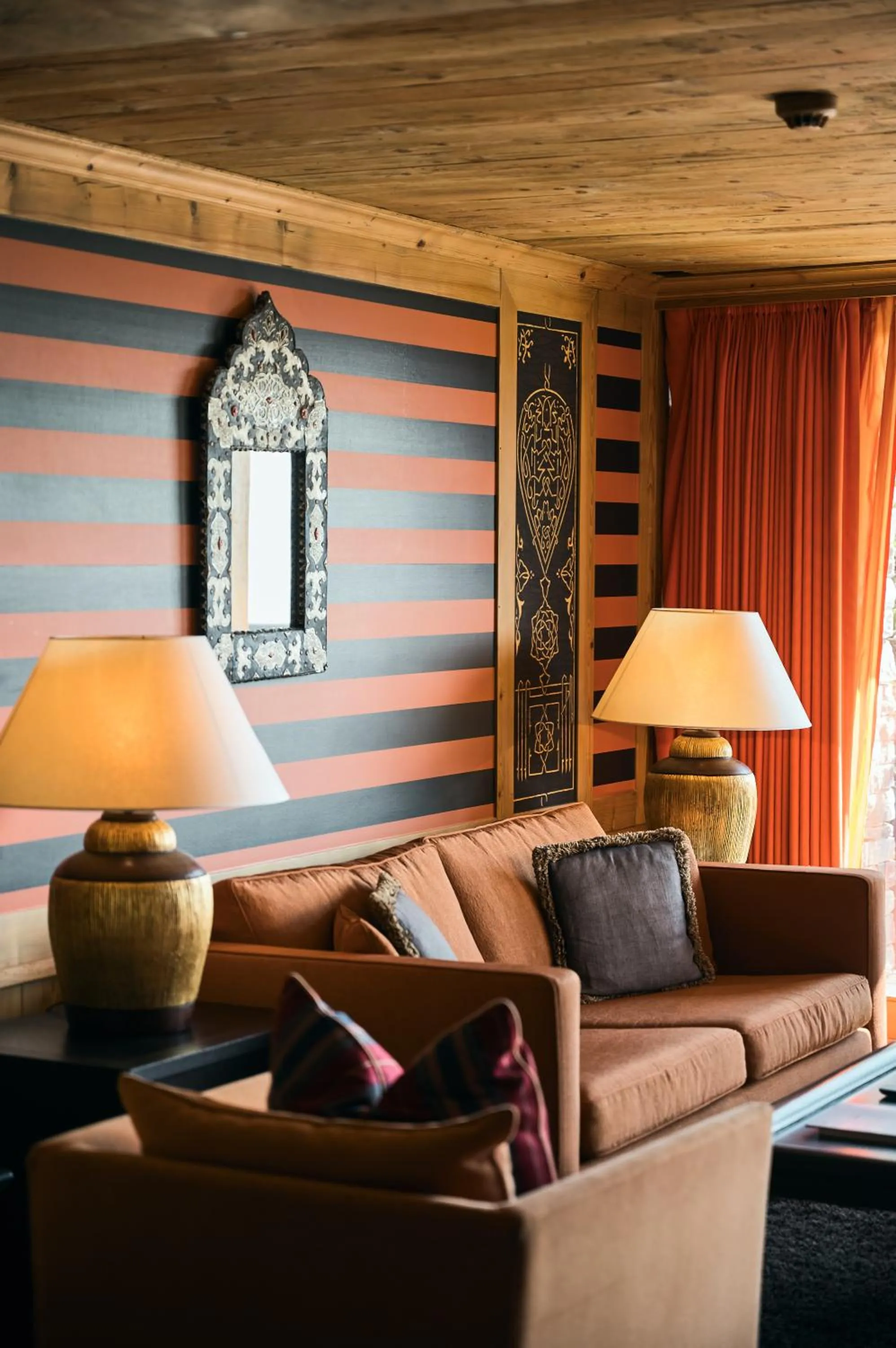 Seating area in LeCrans