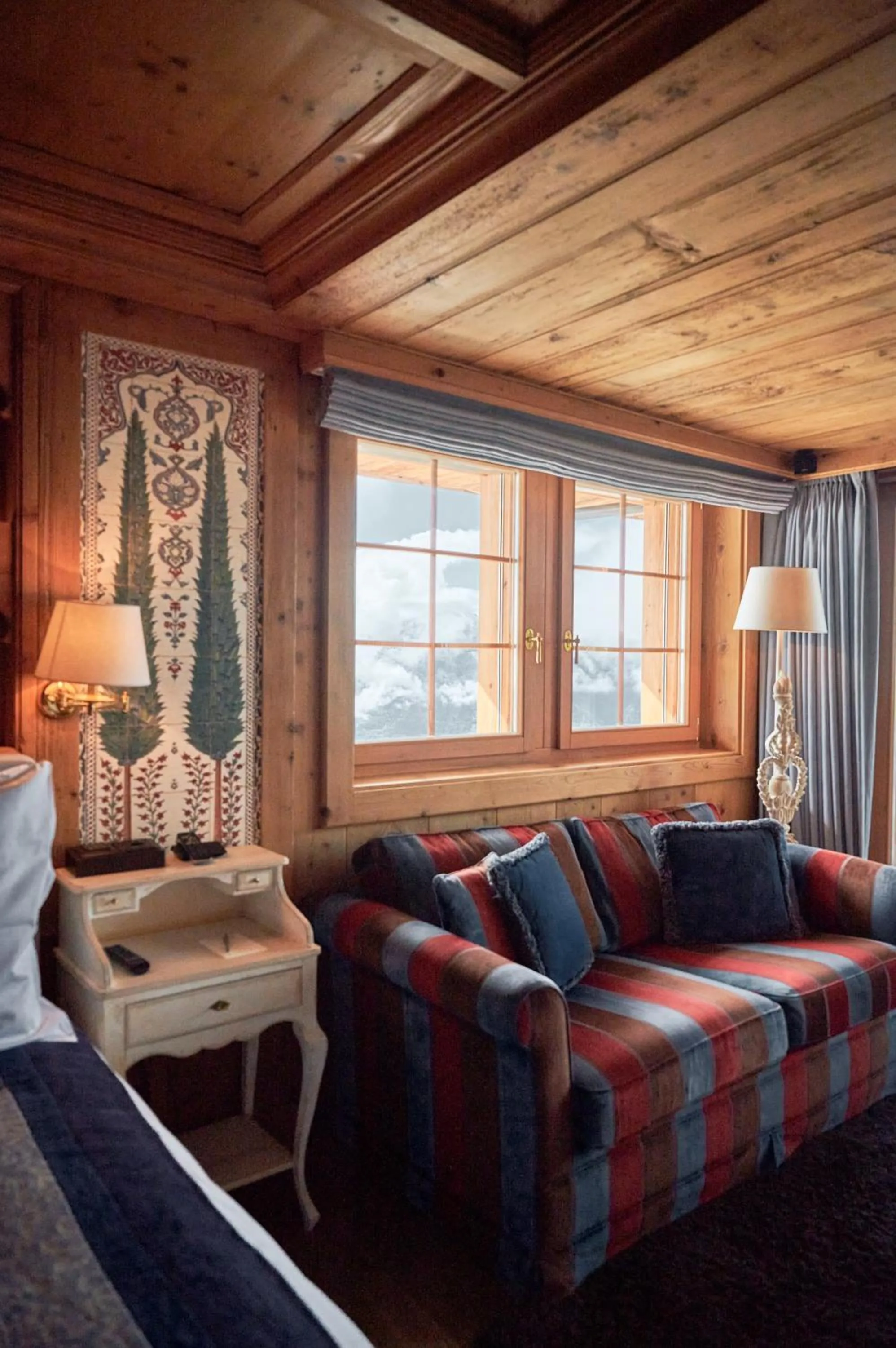 Seating area in LeCrans