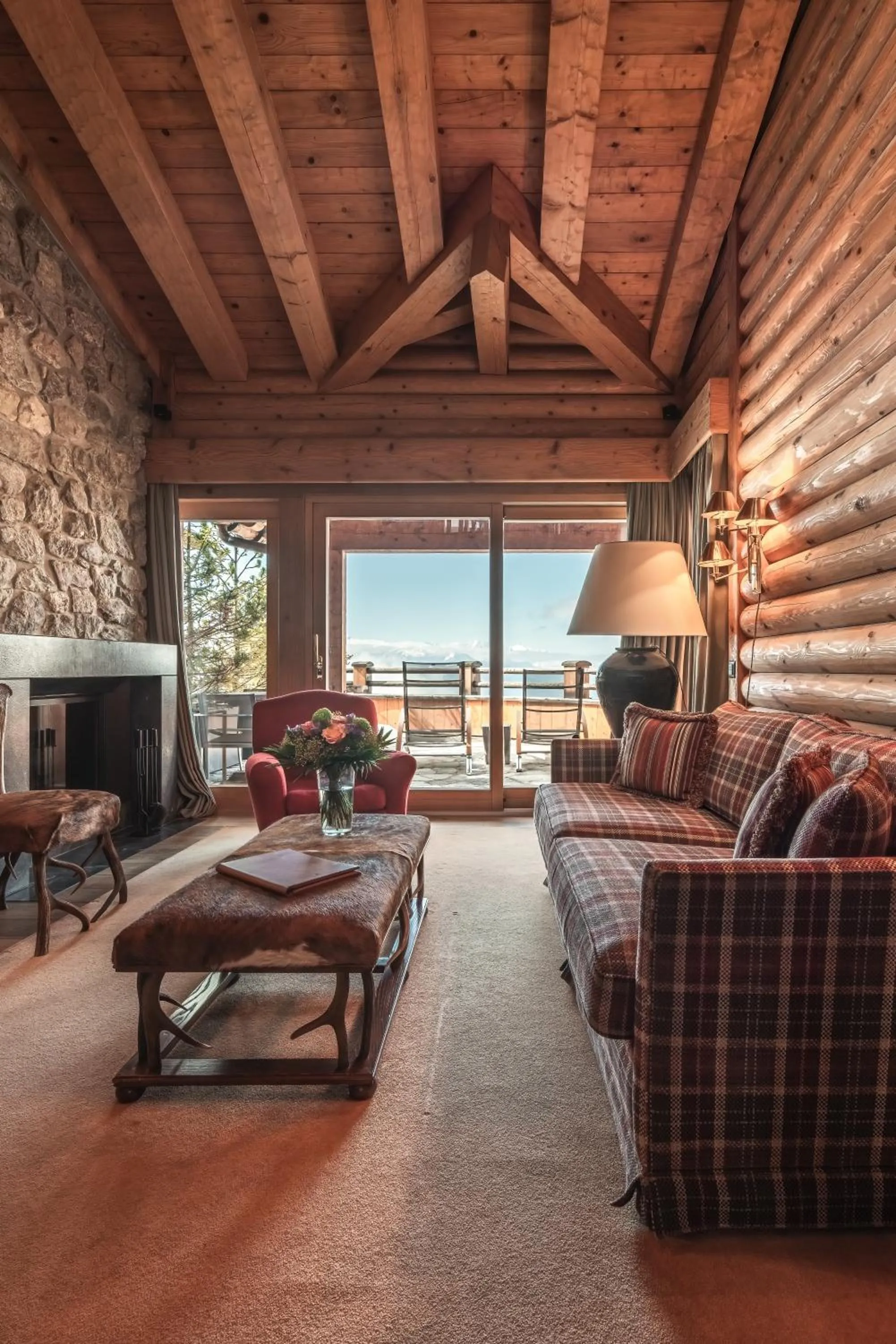 Living room in LeCrans