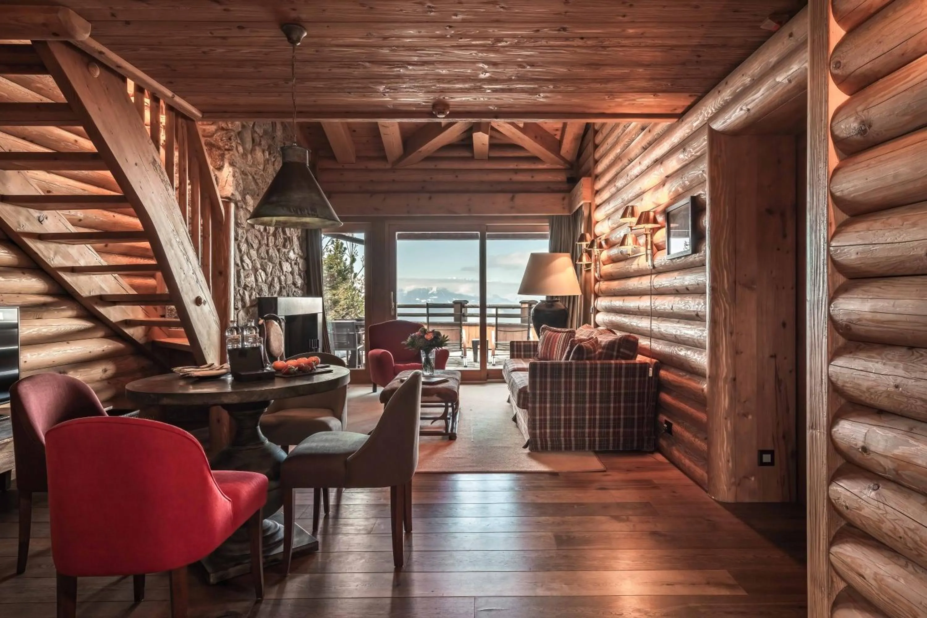 Living room in LeCrans