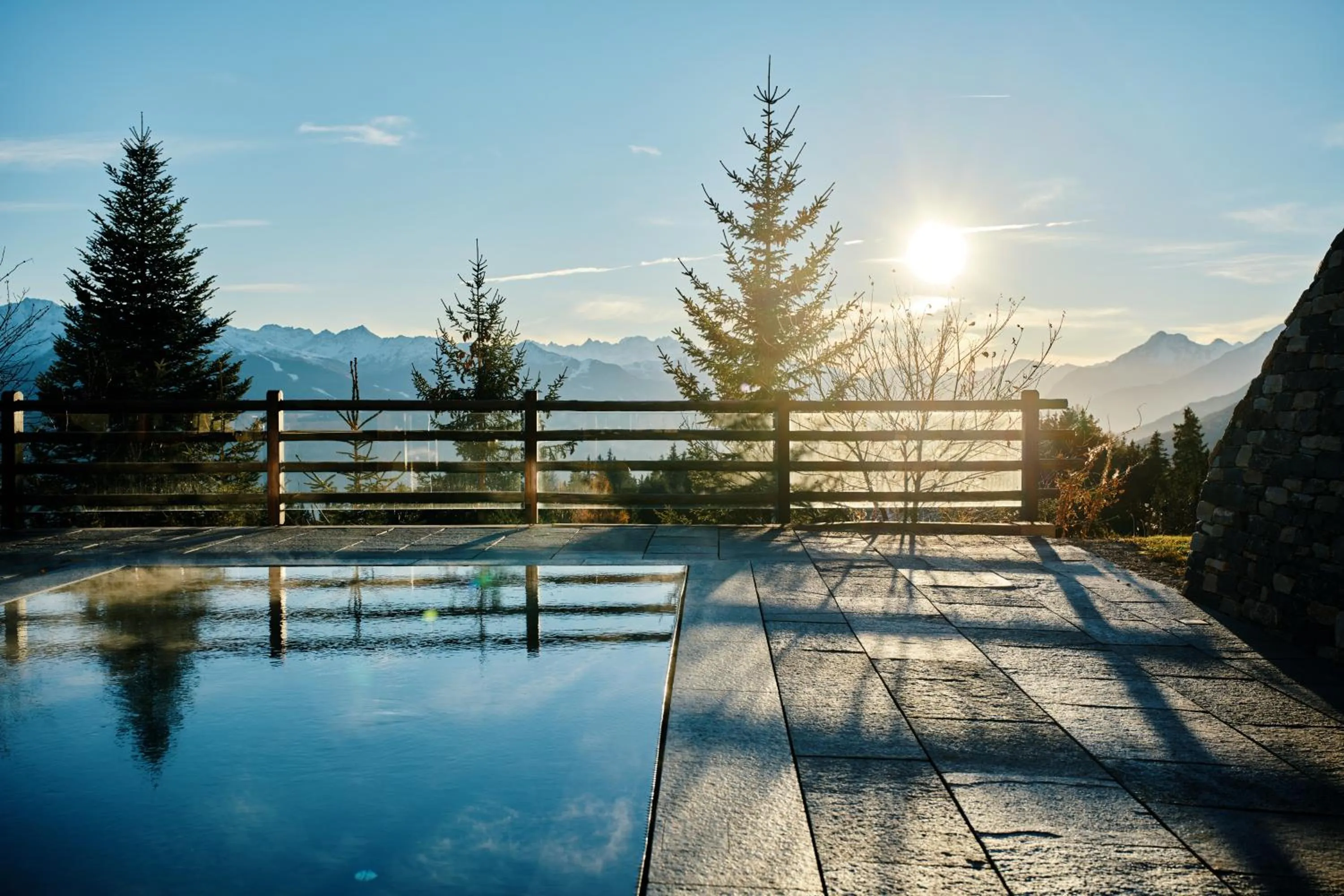 Swimming pool in LeCrans