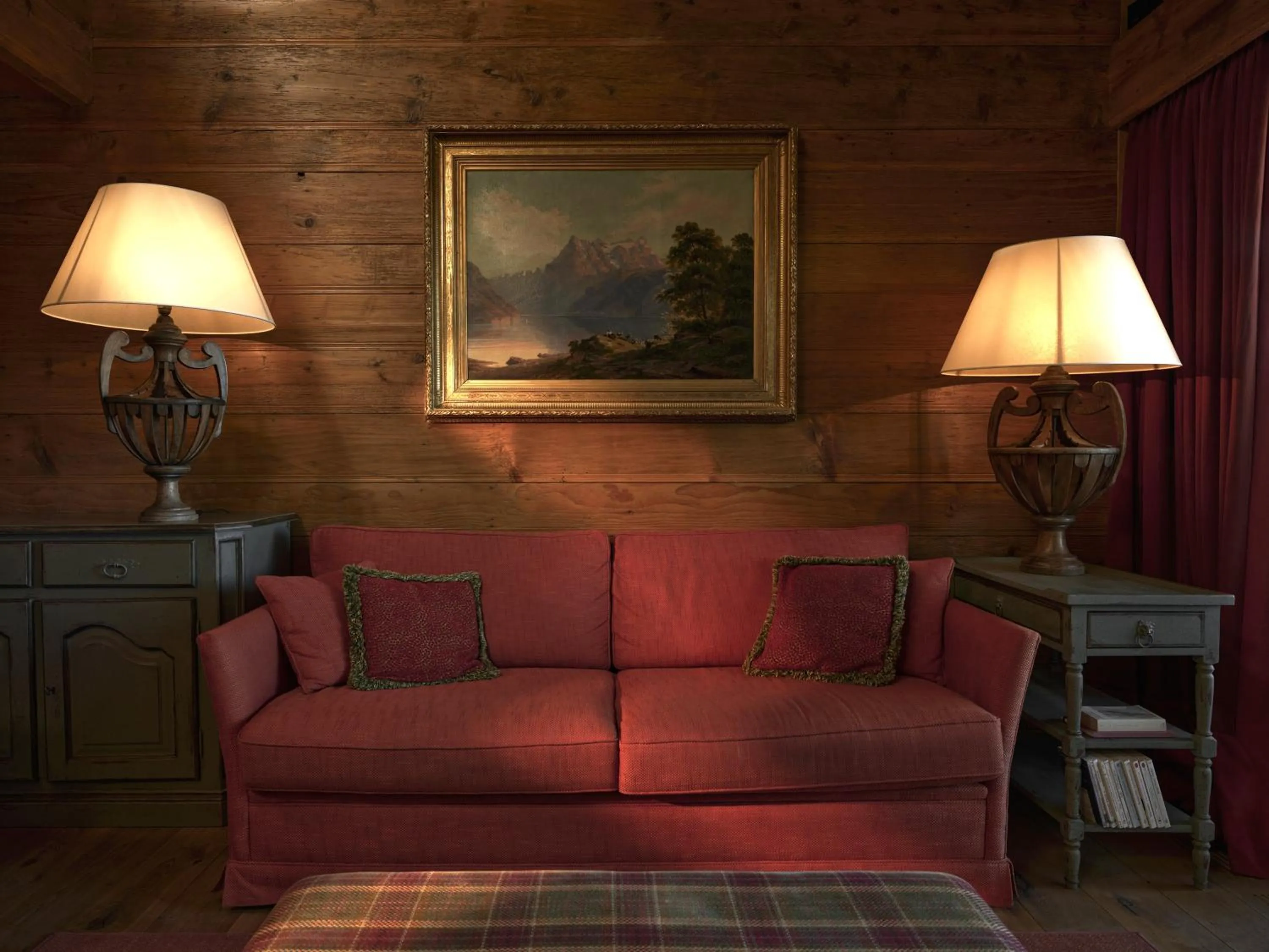 Seating area in LeCrans