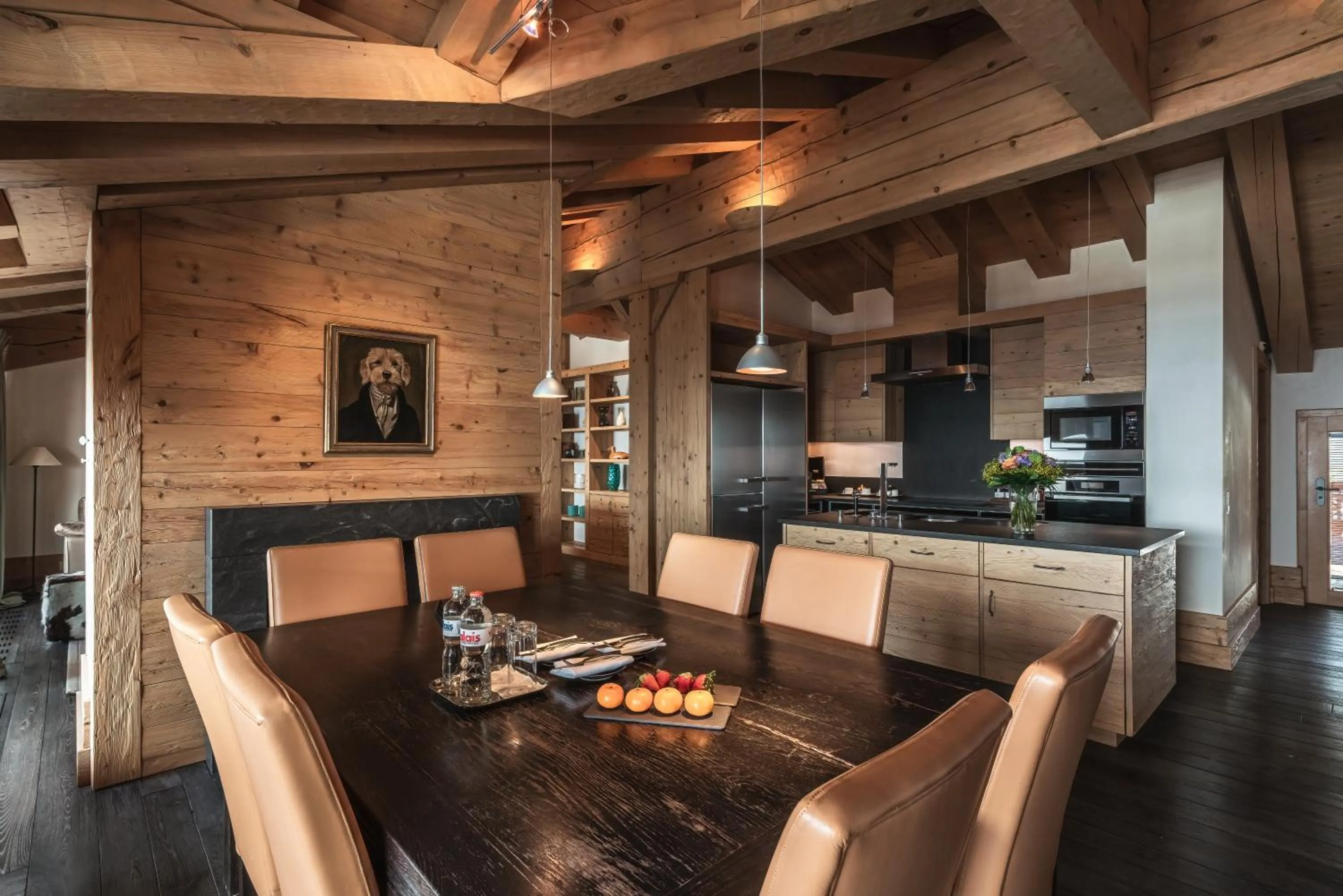 Dining area in LeCrans