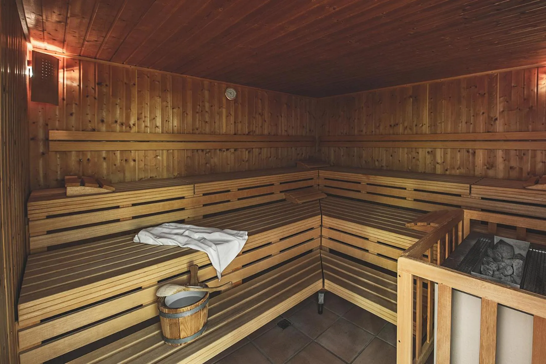 Sauna in Hotel Post Sils Maria