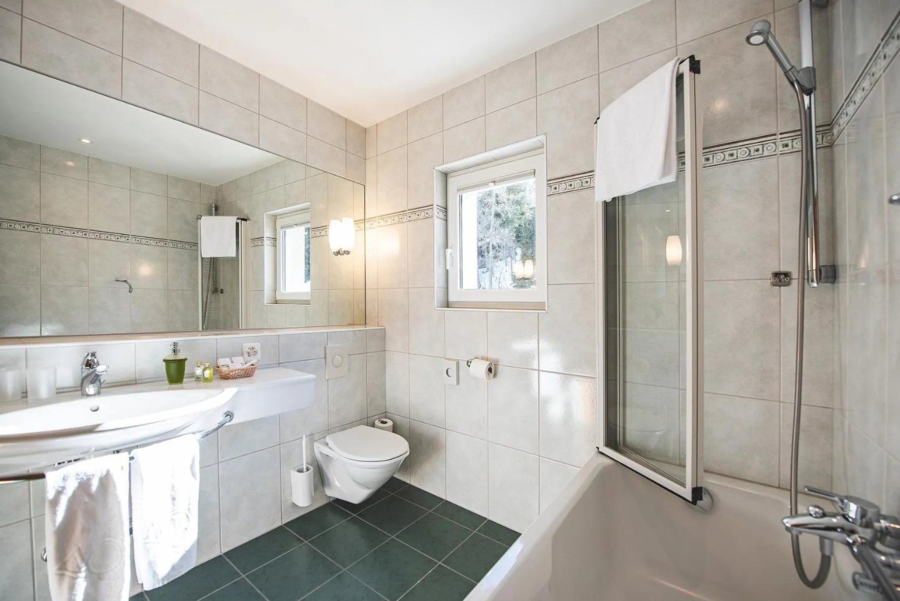 Bathroom in Hotel Post Sils Maria