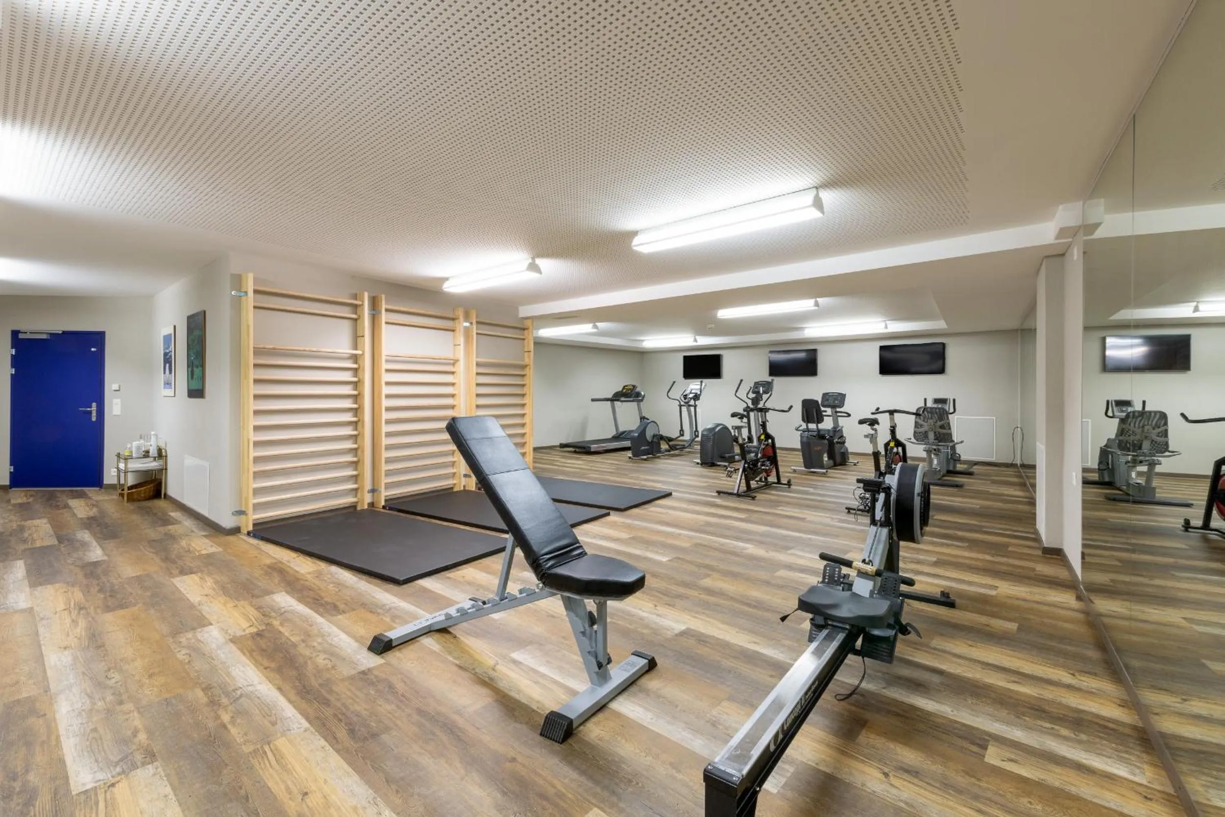 Fitness centre/facilities in Hotel Post Sils Maria