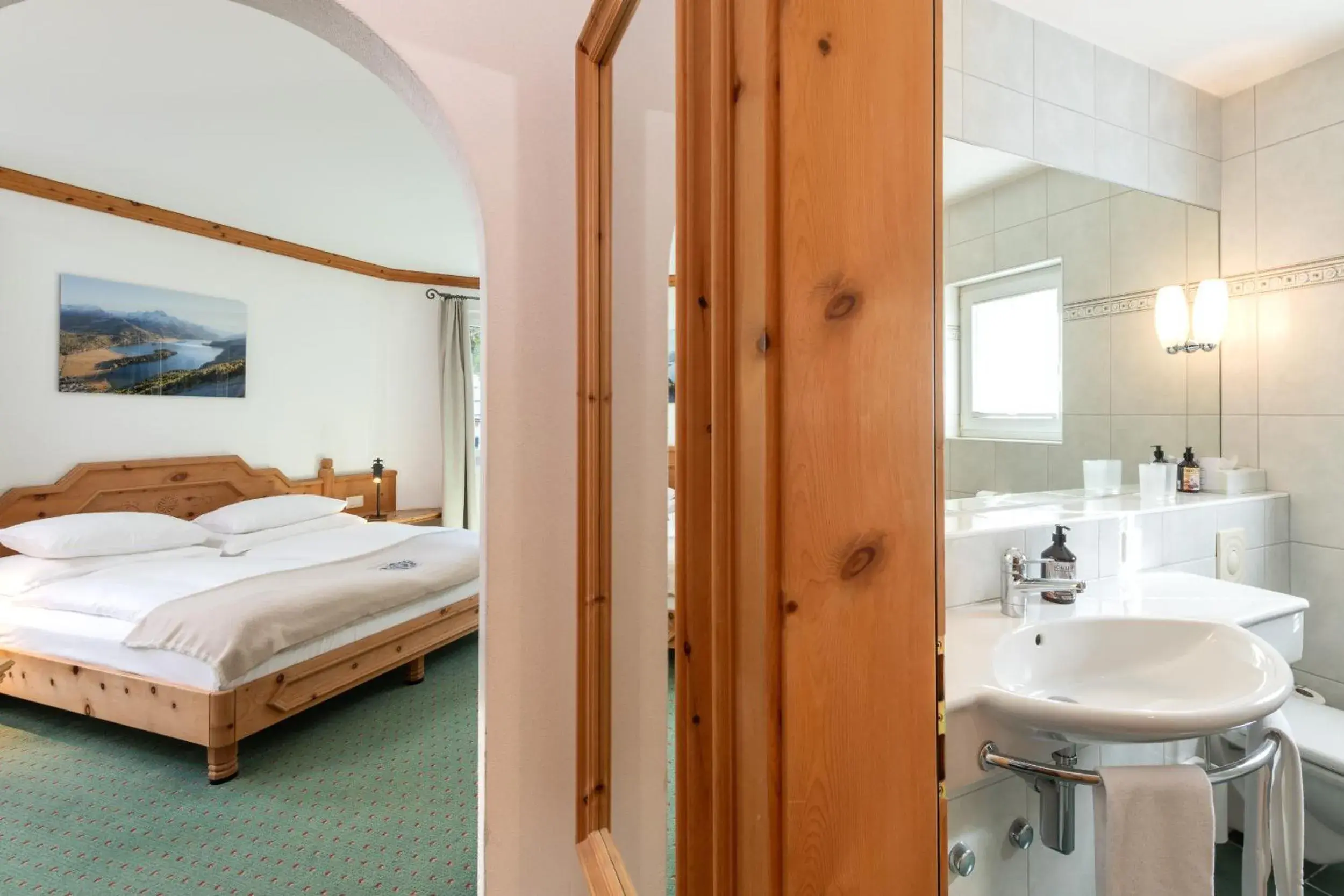 Superior Double Room in Hotel Post Sils Maria Superior Double Room in Hotel Post Sils Maria