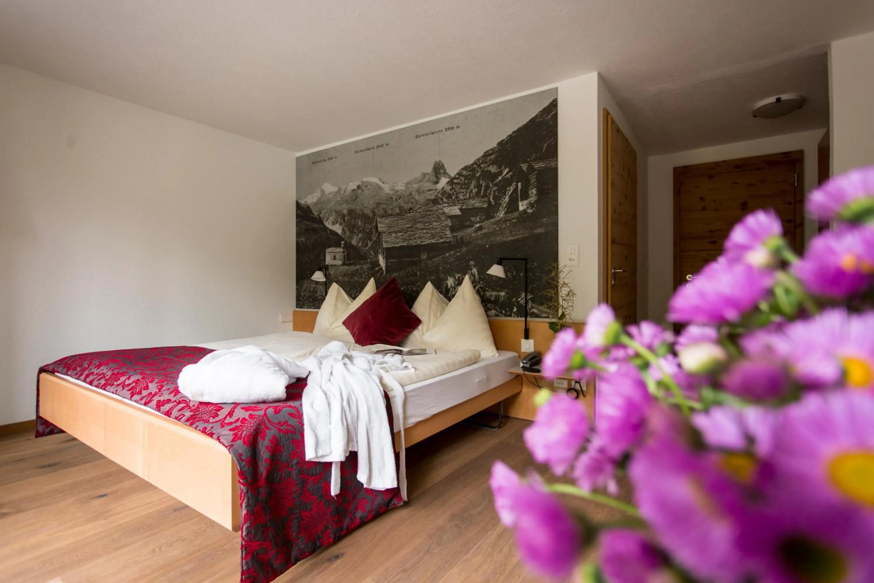 Bed in Hotel Rovanada Wellness & BergNatur