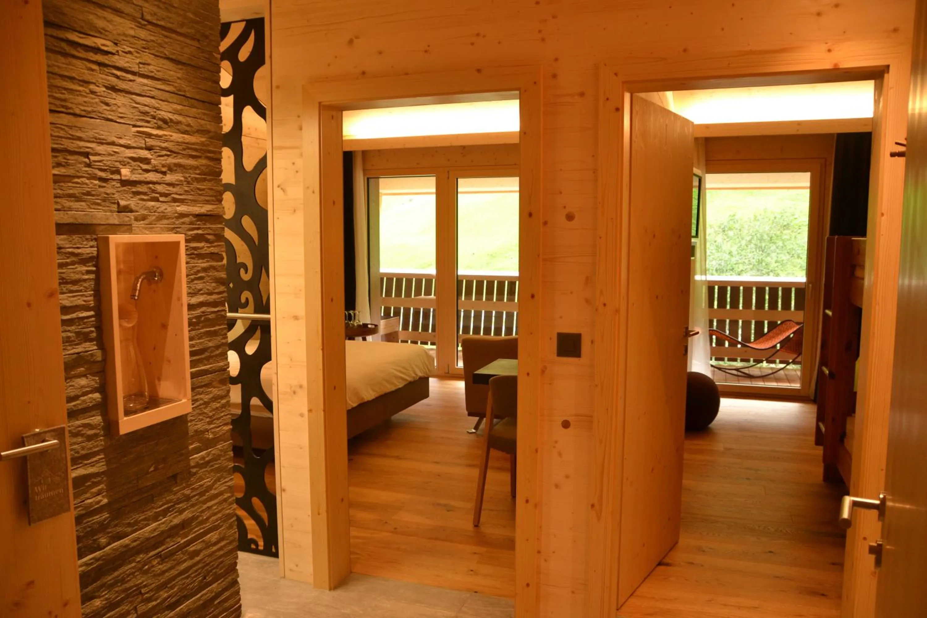 Bed in Hotel Rovanada Wellness & BergNatur