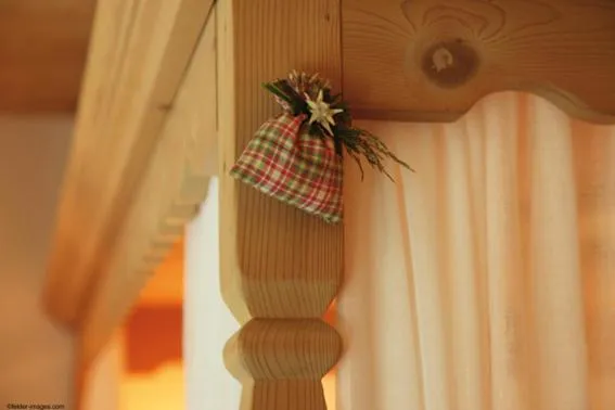 Decorative detail in Hotel Rovanada Wellness & BergNatur