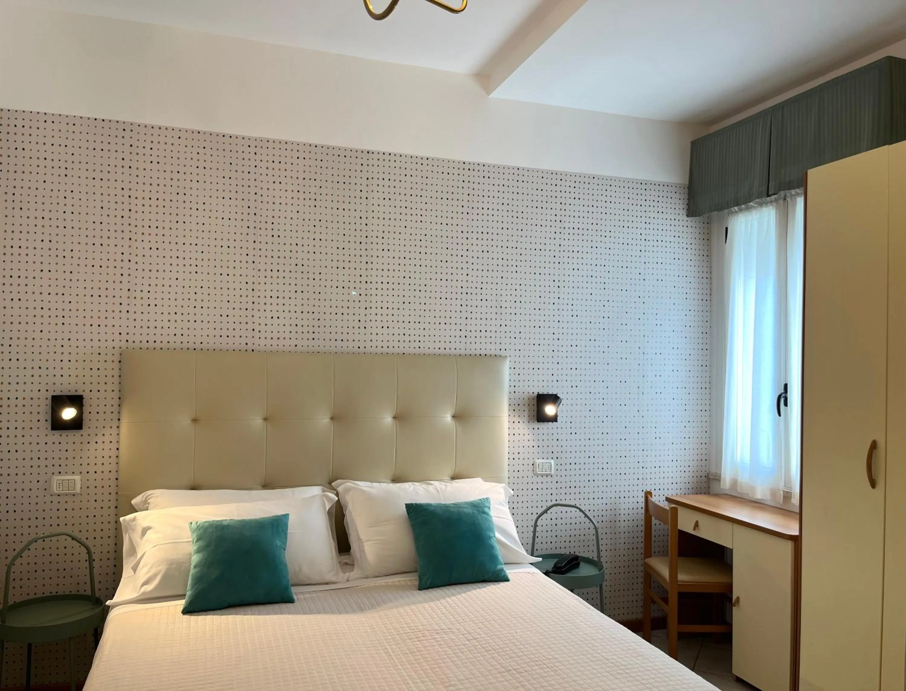 Bedroom, Bed in Hotel Acquario