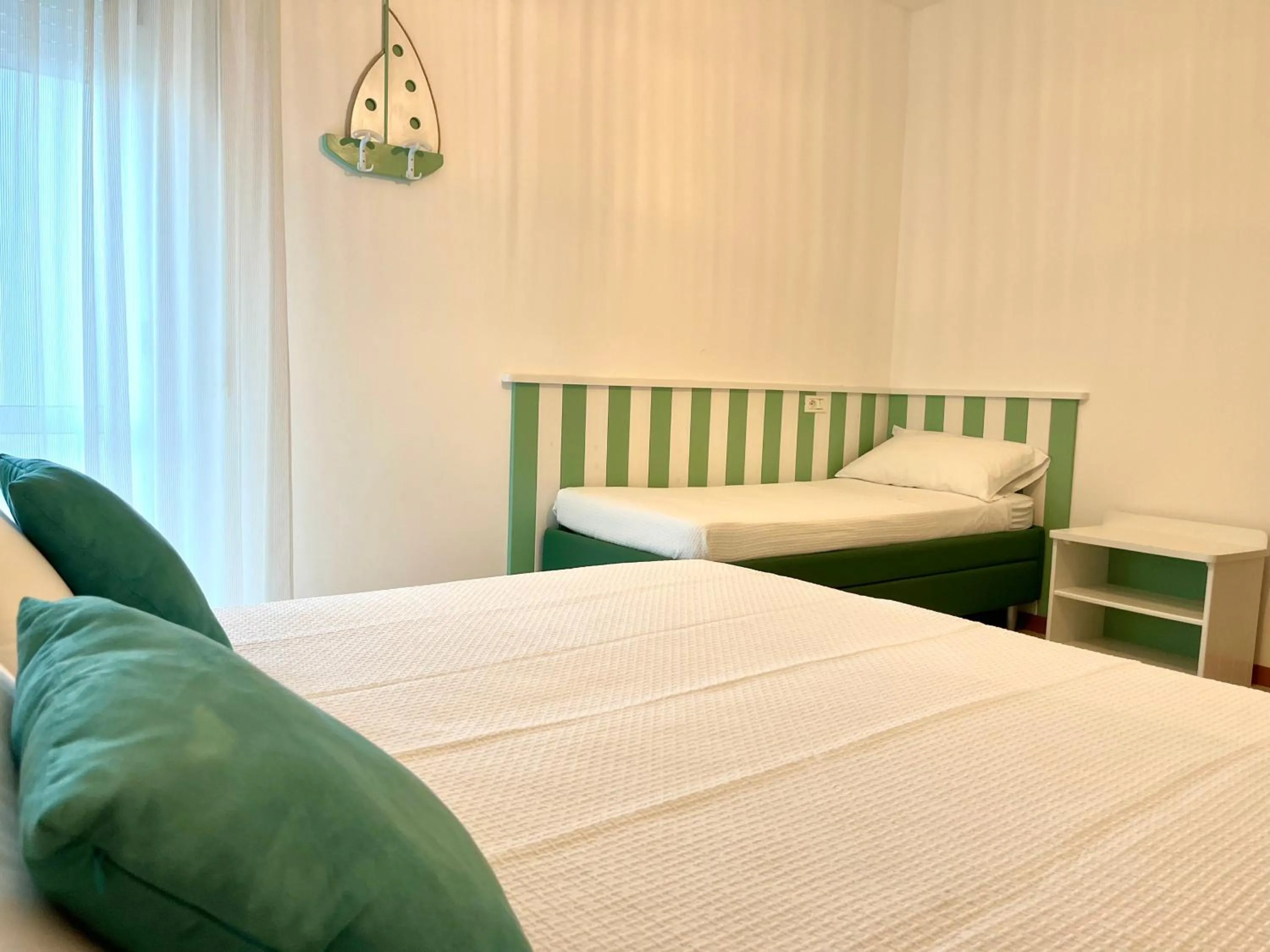 Bedroom, Bed in Hotel Acquario