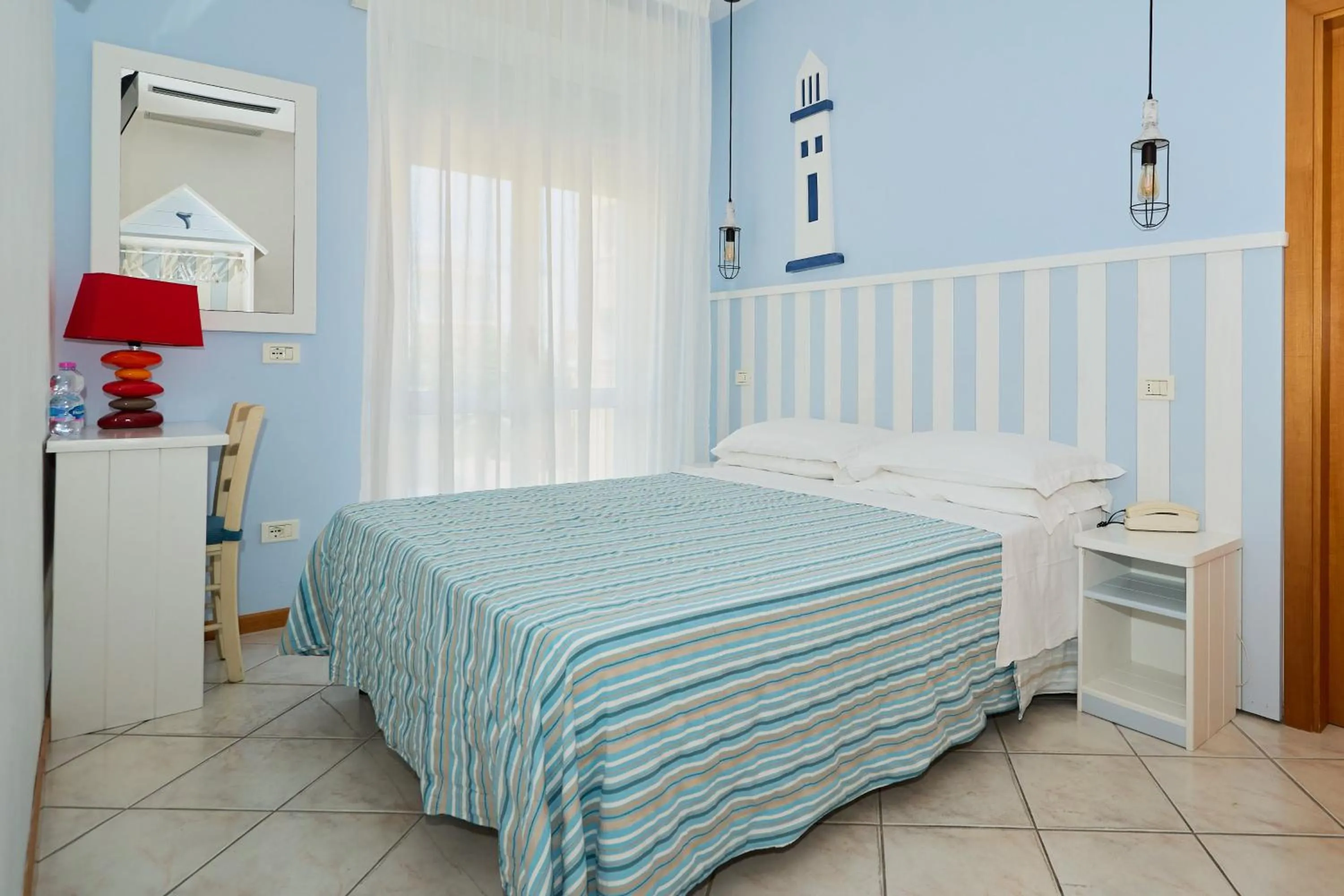 Bedroom, Bed in Hotel Acquario