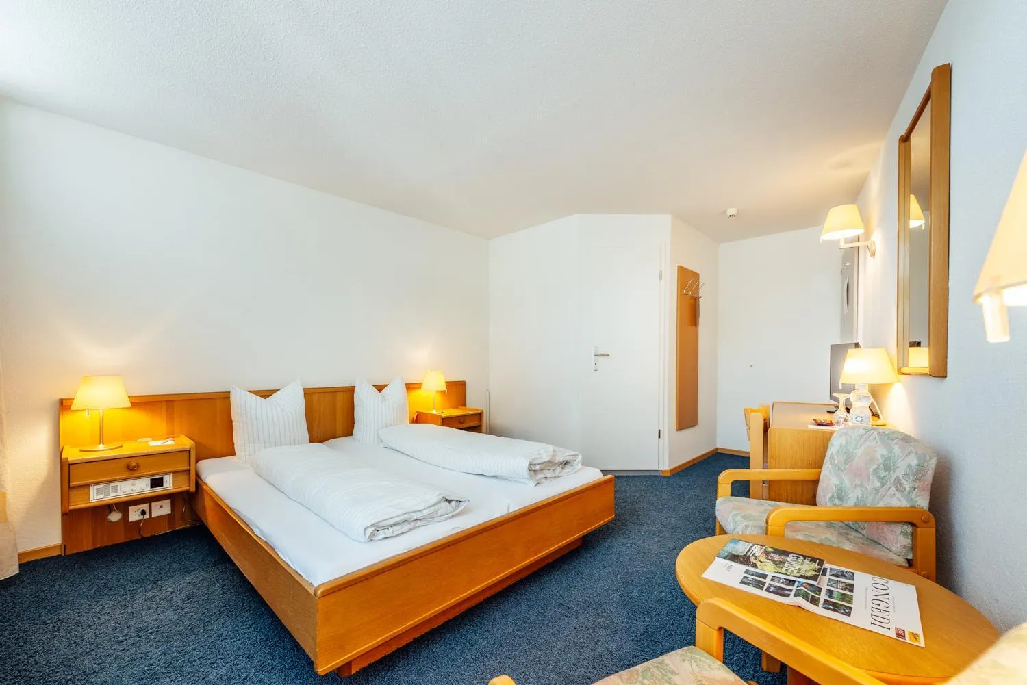 Bed in Hotel-Restaurant Bellevue