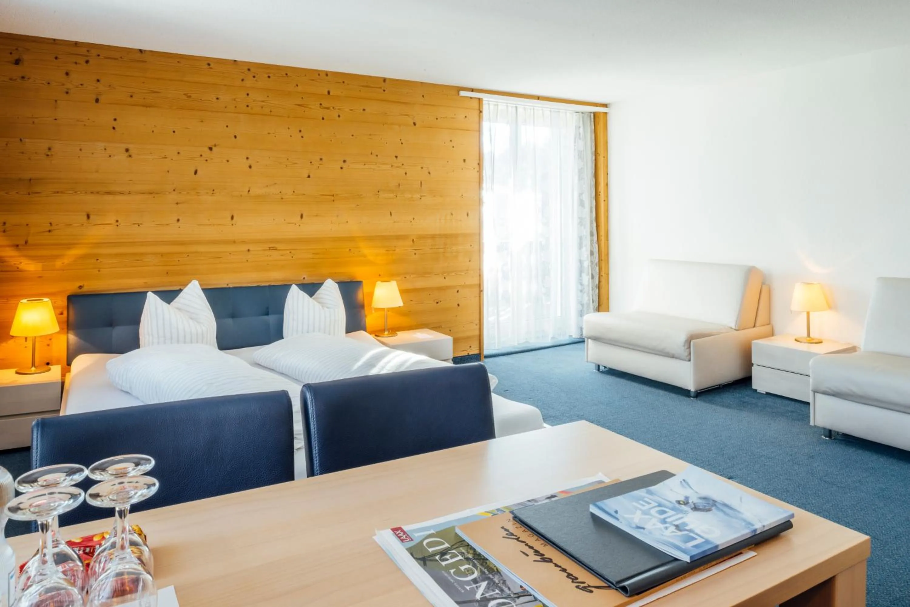 Bed in Hotel-Restaurant Bellevue