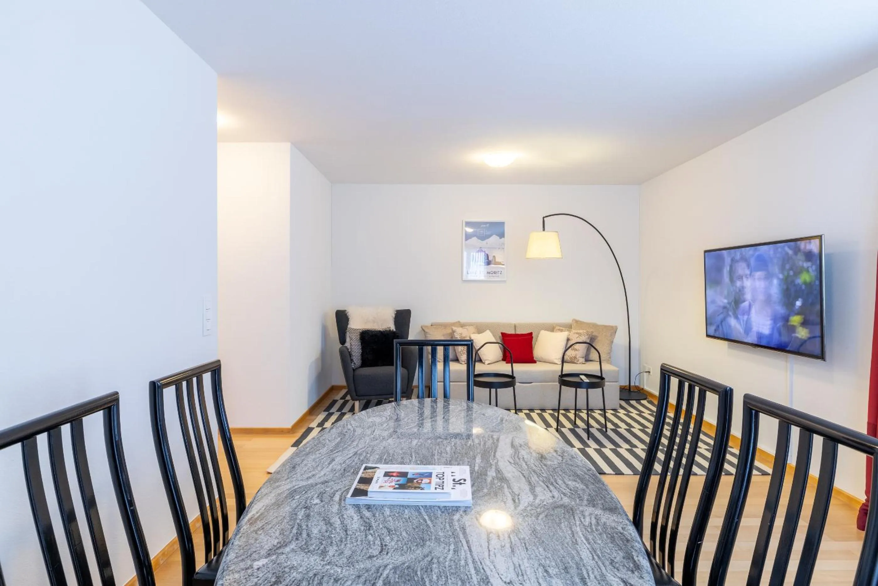 Living room in Hotel Sonne St. Moritz 3* Superior