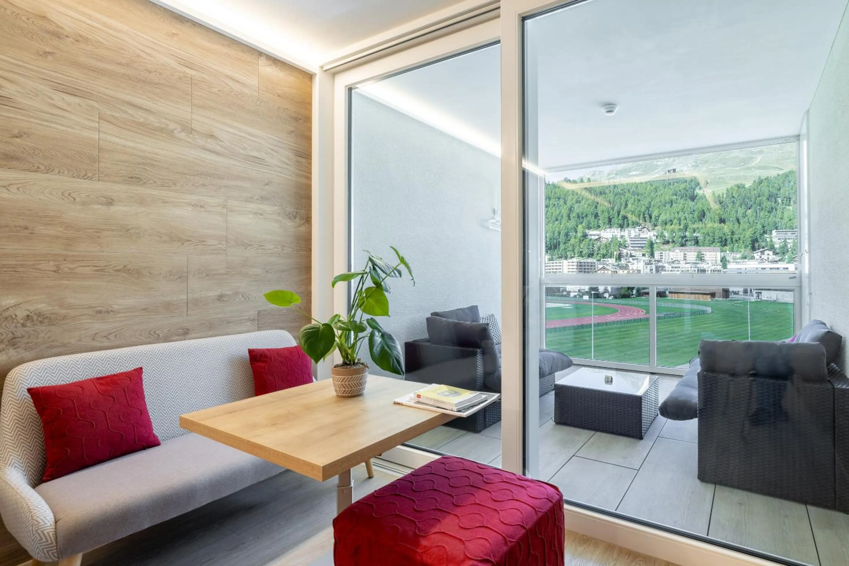 View (from property/room) in Hotel Sonne St. Moritz 3* Superior