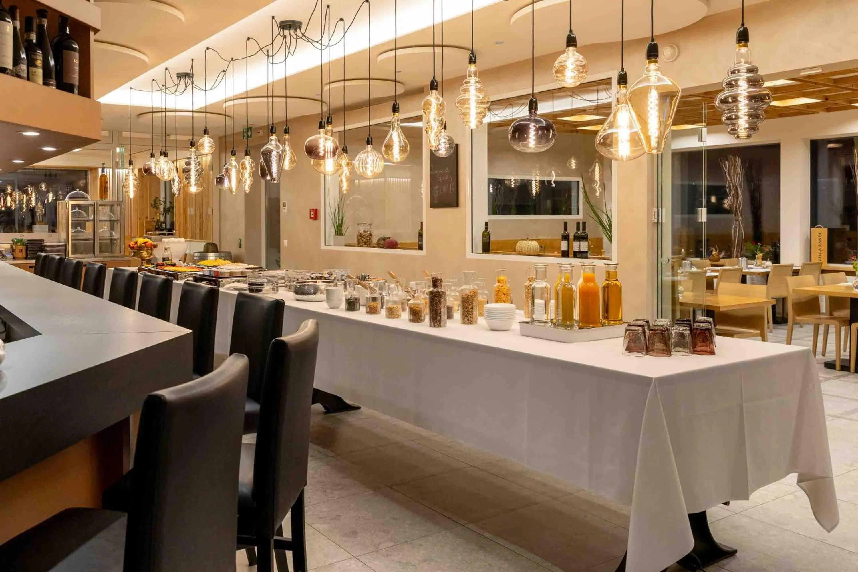 Buffet breakfast in Hotel Sonne St. Moritz 3* Superior