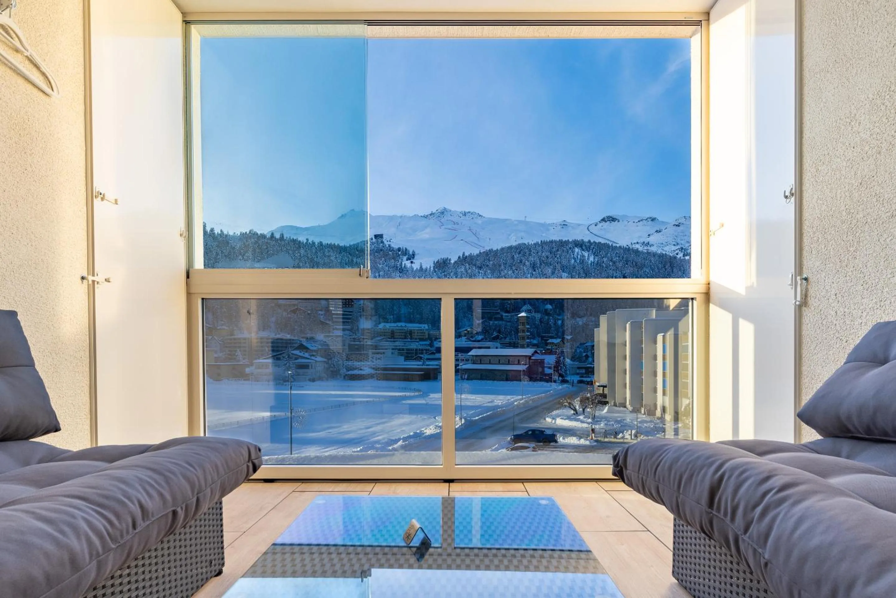 View (from property/room) in Hotel Sonne St. Moritz 3* Superior