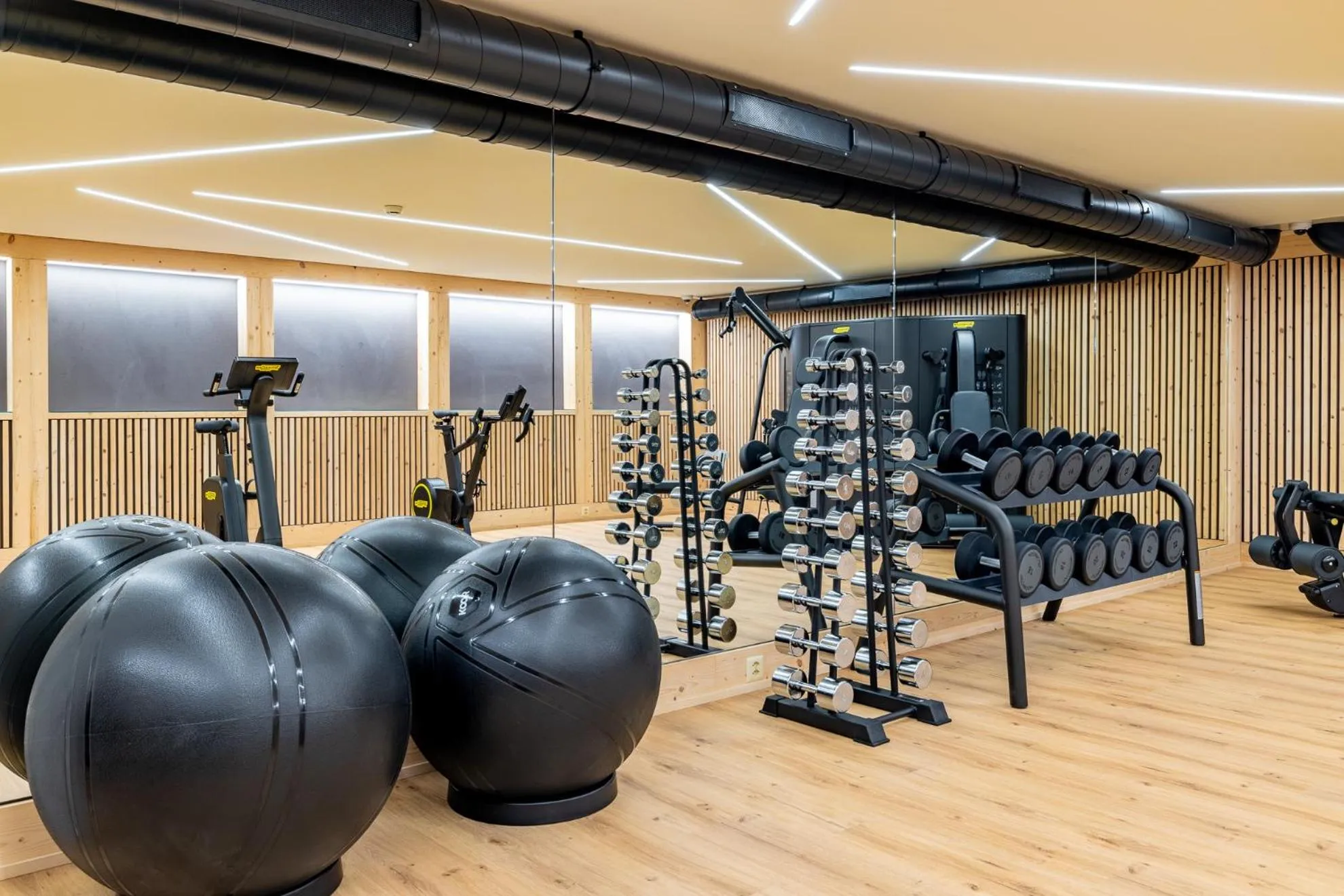 Fitness centre/facilities in Hotel Sonne St. Moritz 3* Superior