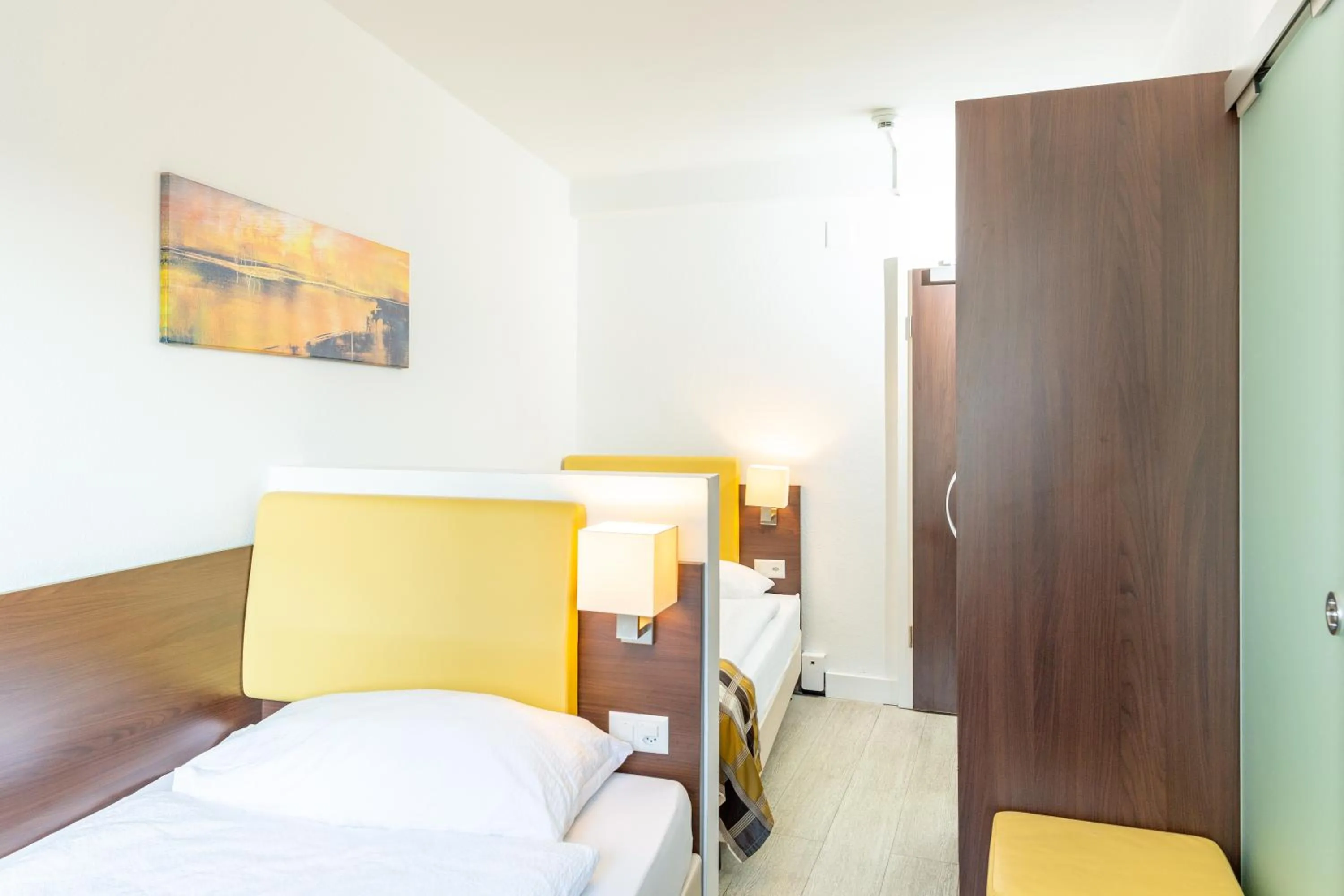 Bed in Hotel Rheinfelderhof