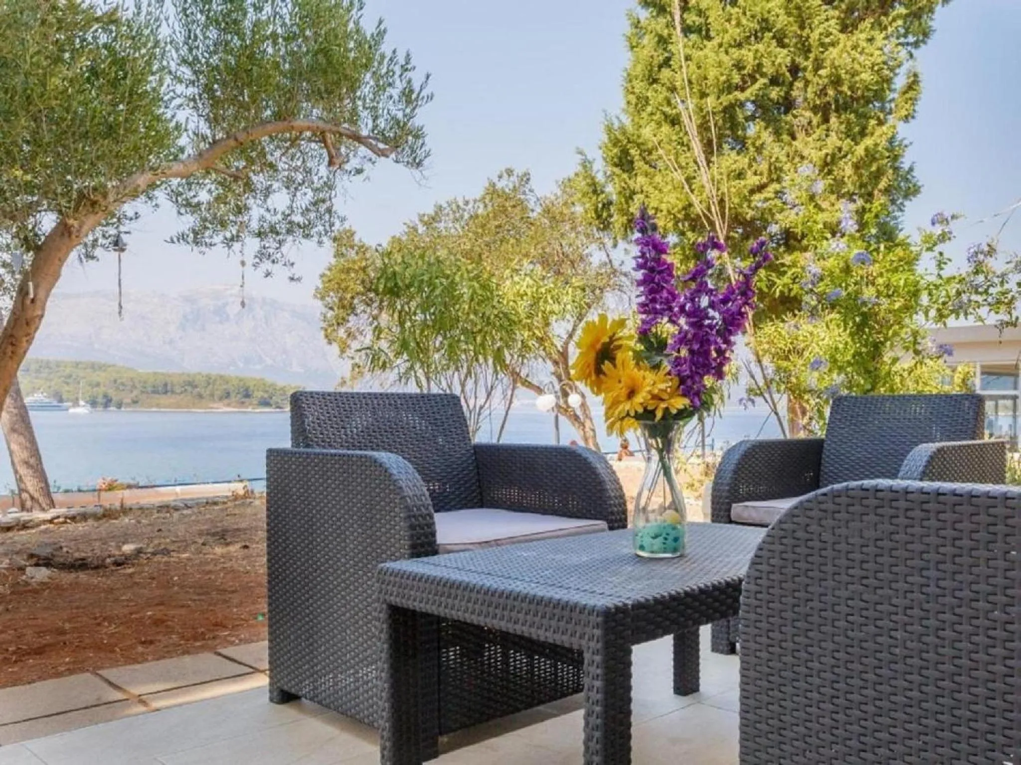 Balcony/Terrace in Lumbarda Resort Apartments