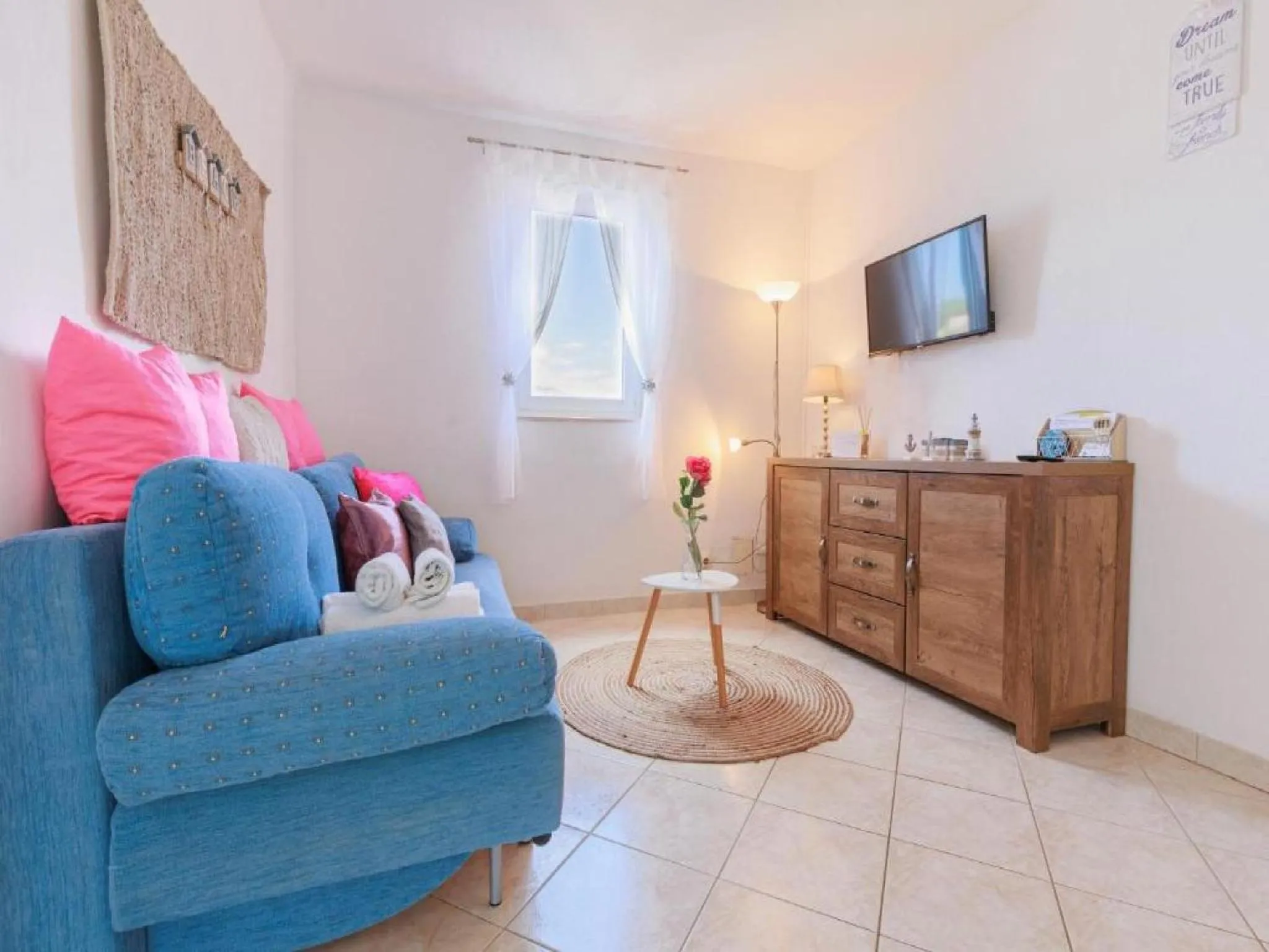 Living room in Lumbarda Resort Apartments