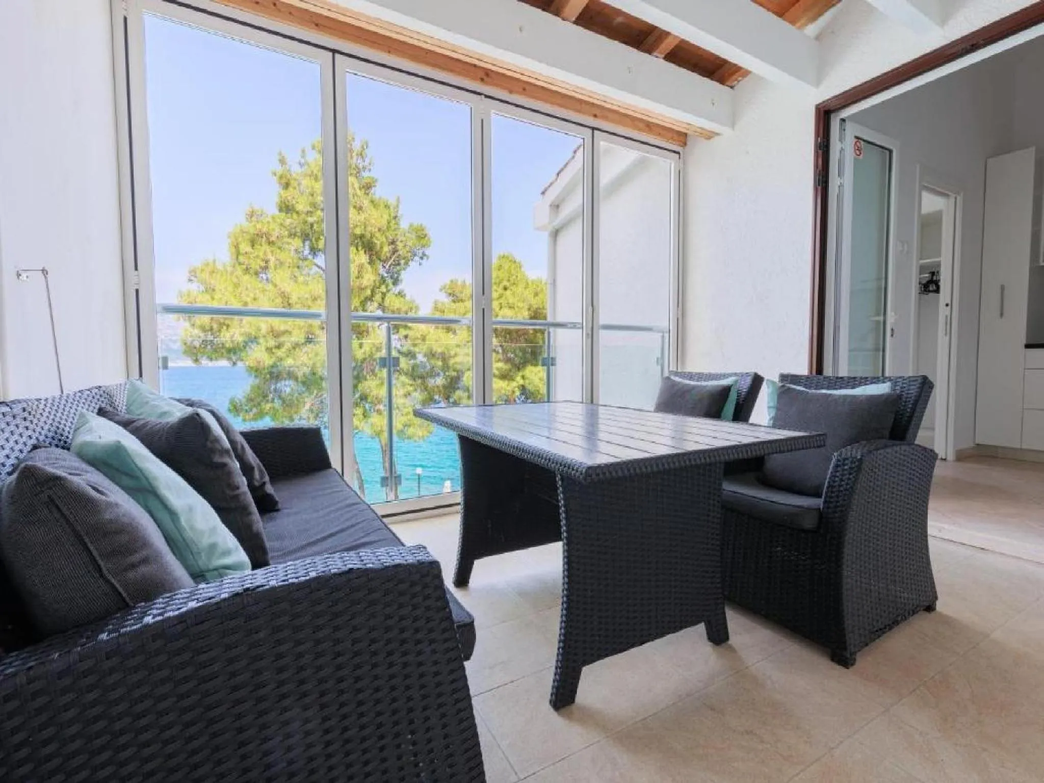 Living room in Lumbarda Resort Apartments