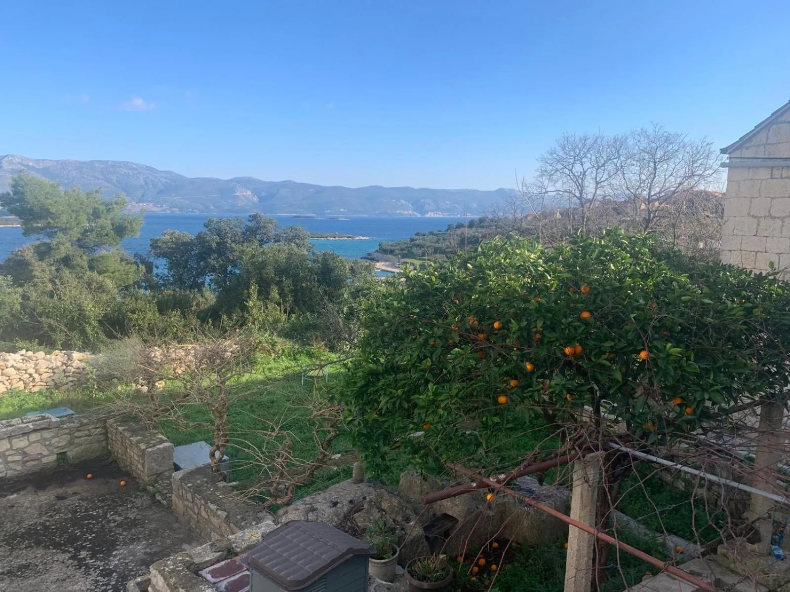 Sea view in Lumbarda Resort Apartments