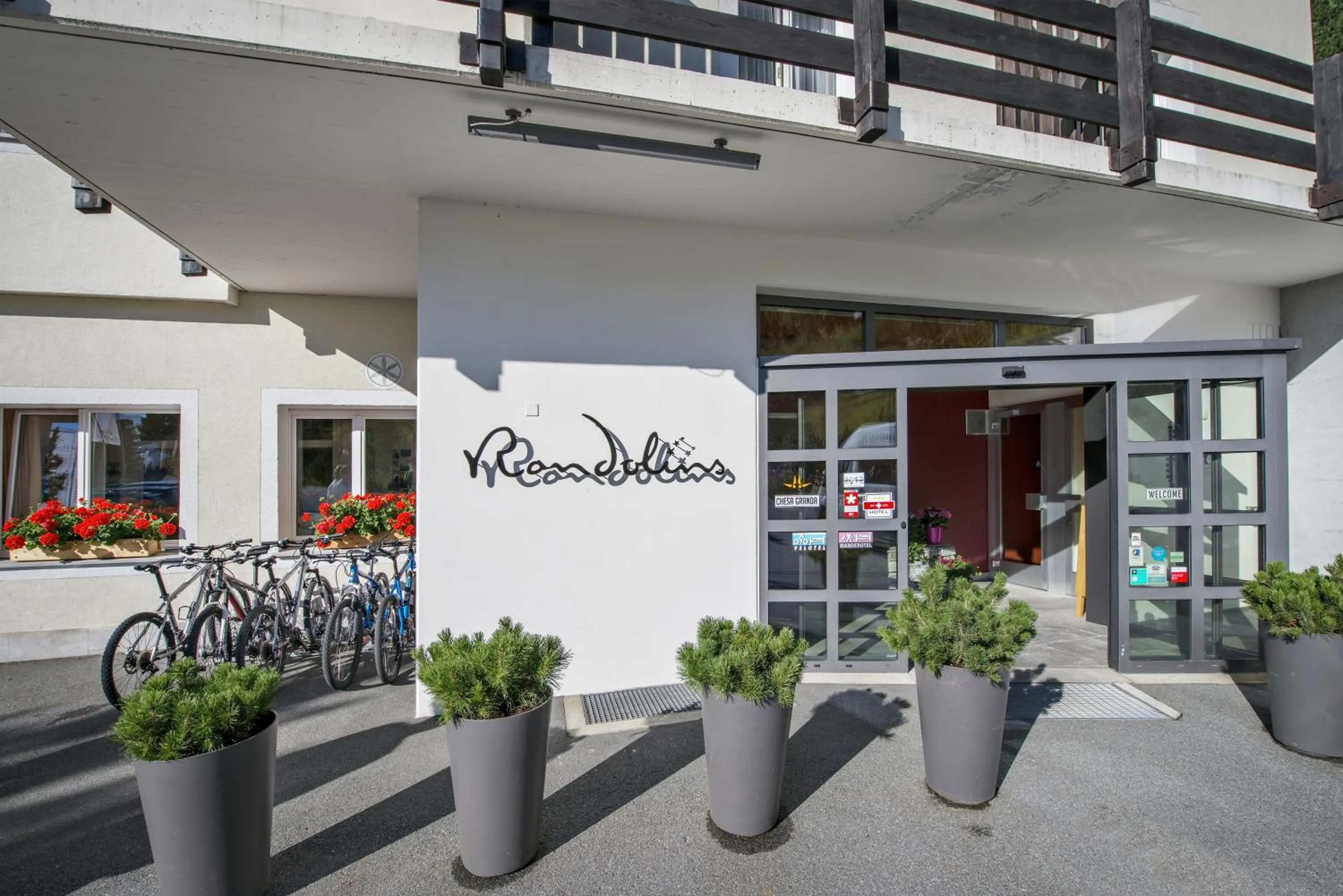 Facade/entrance in Hostel by Randolins