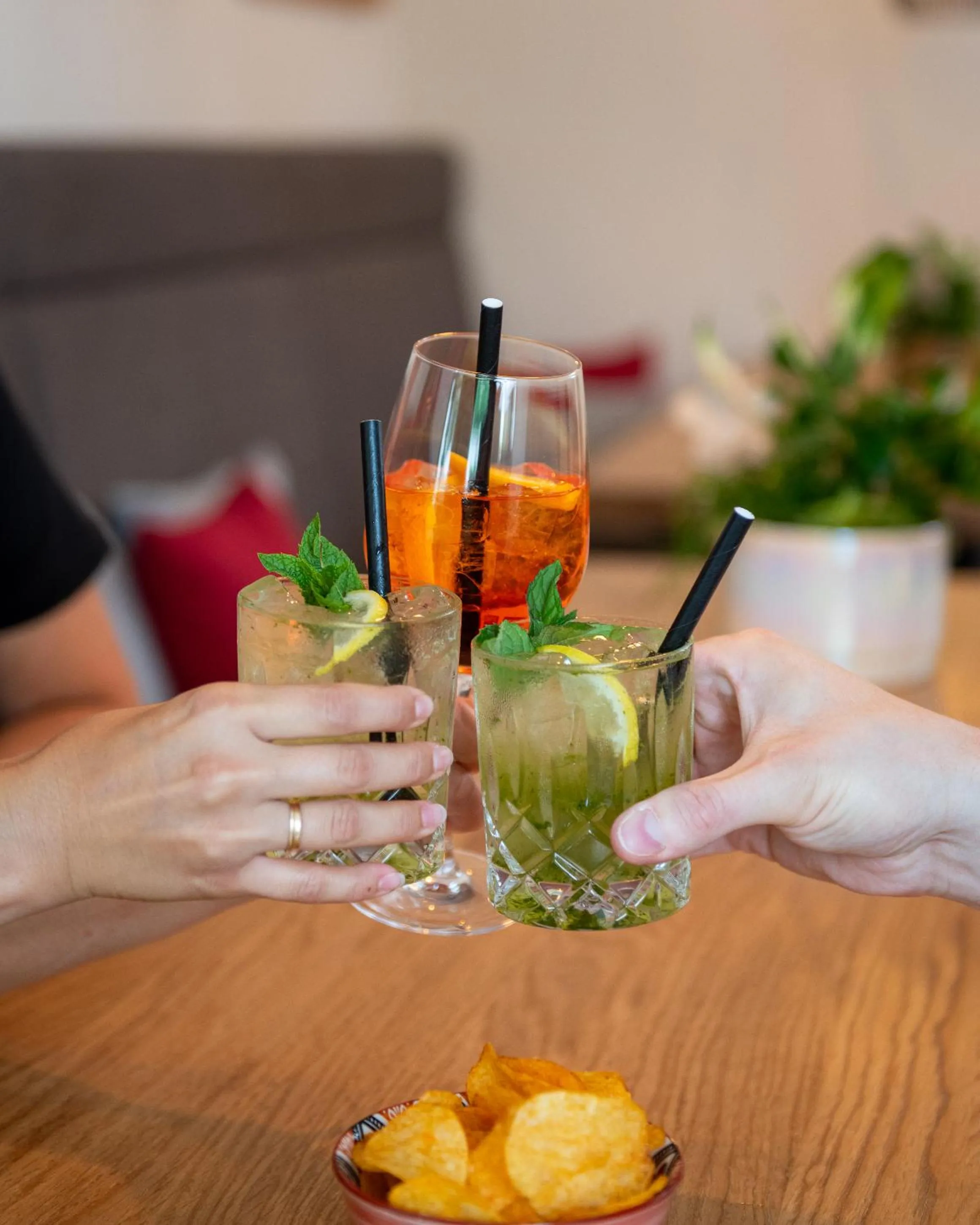 Lobby or reception in Hostel by Randolins