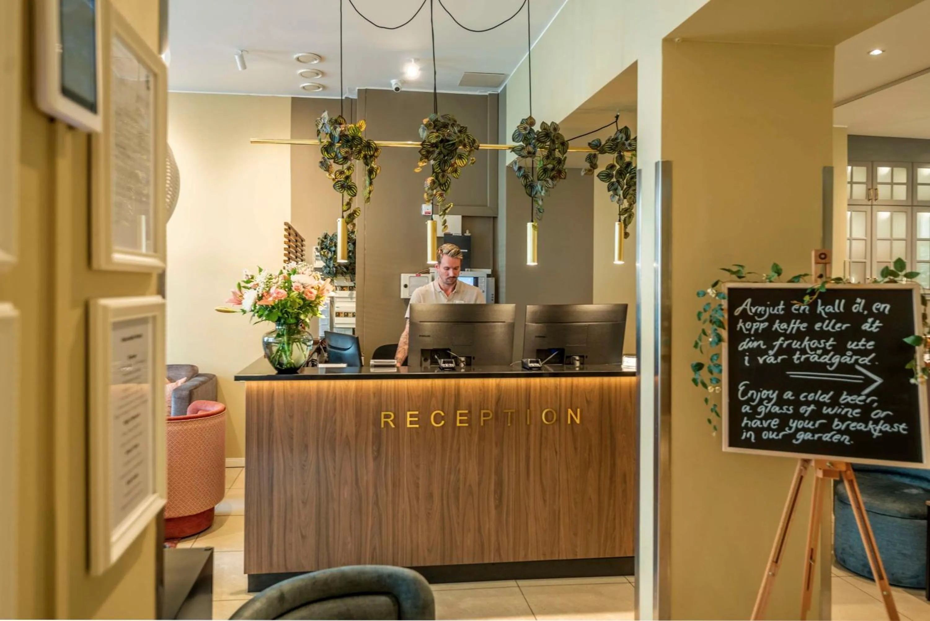 Lobby or reception in Best Western Hotel Karlaplan