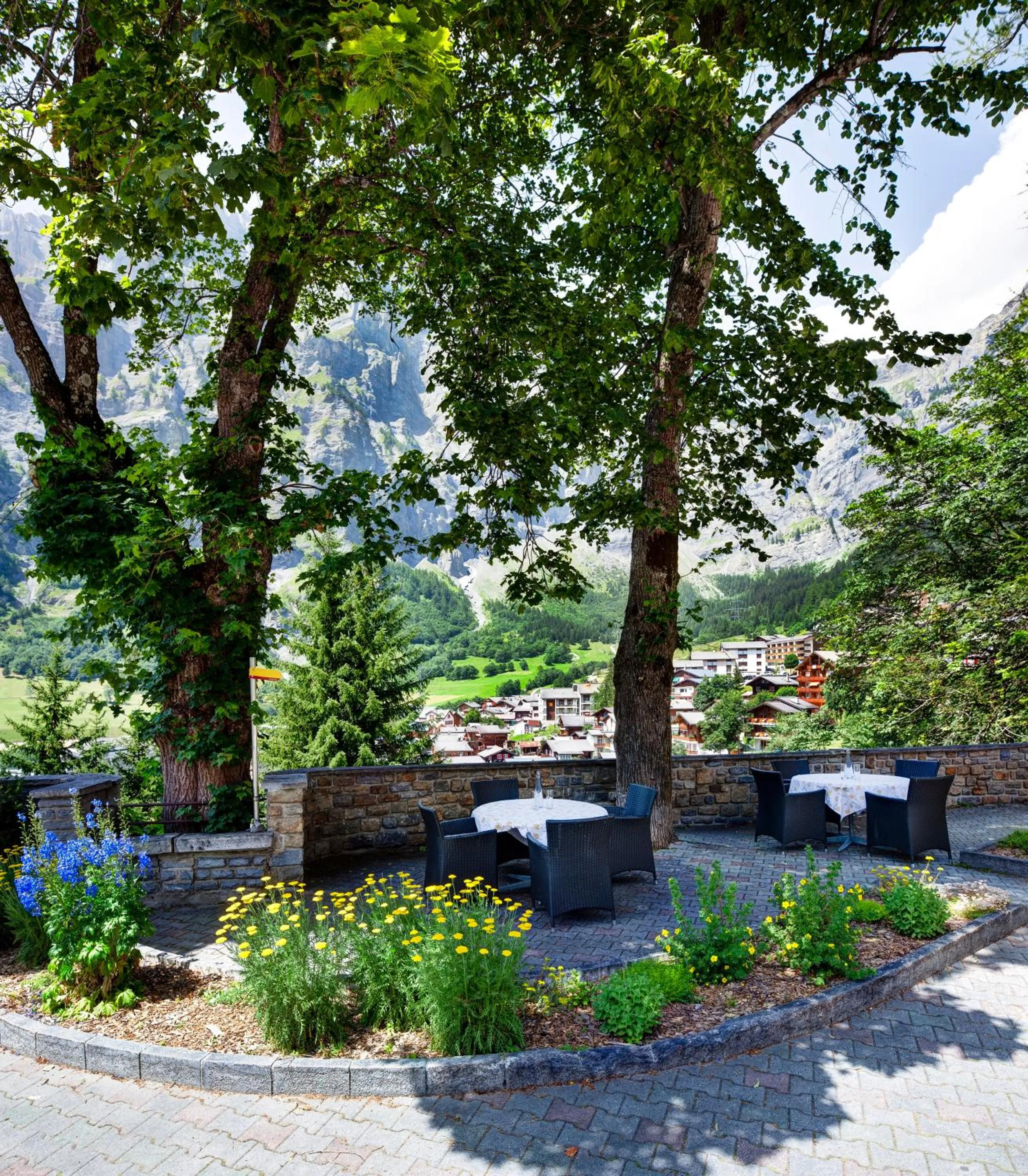 Garden in Résidence Les Sources des Alpes