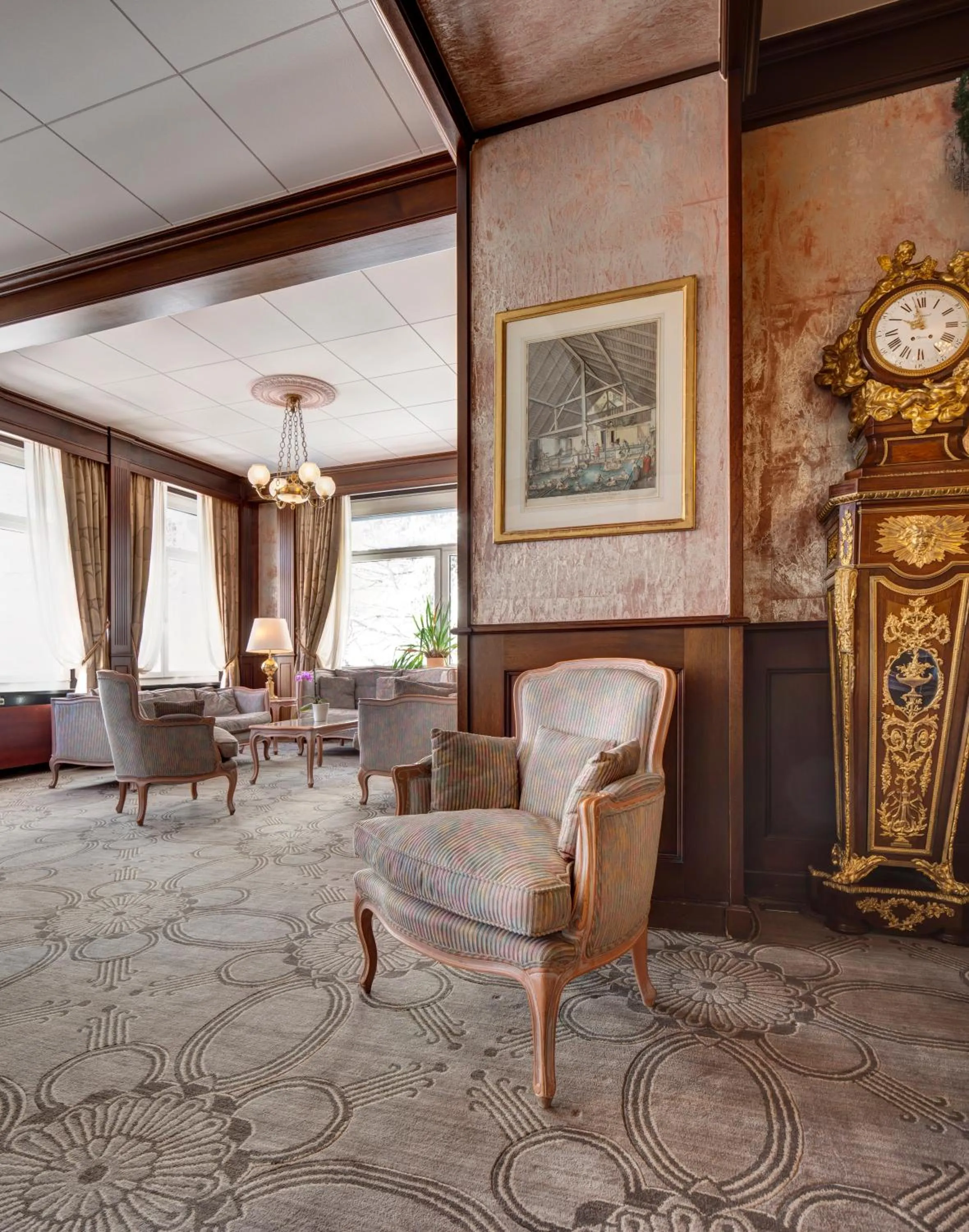 Lobby or reception in Résidence Les Sources des Alpes