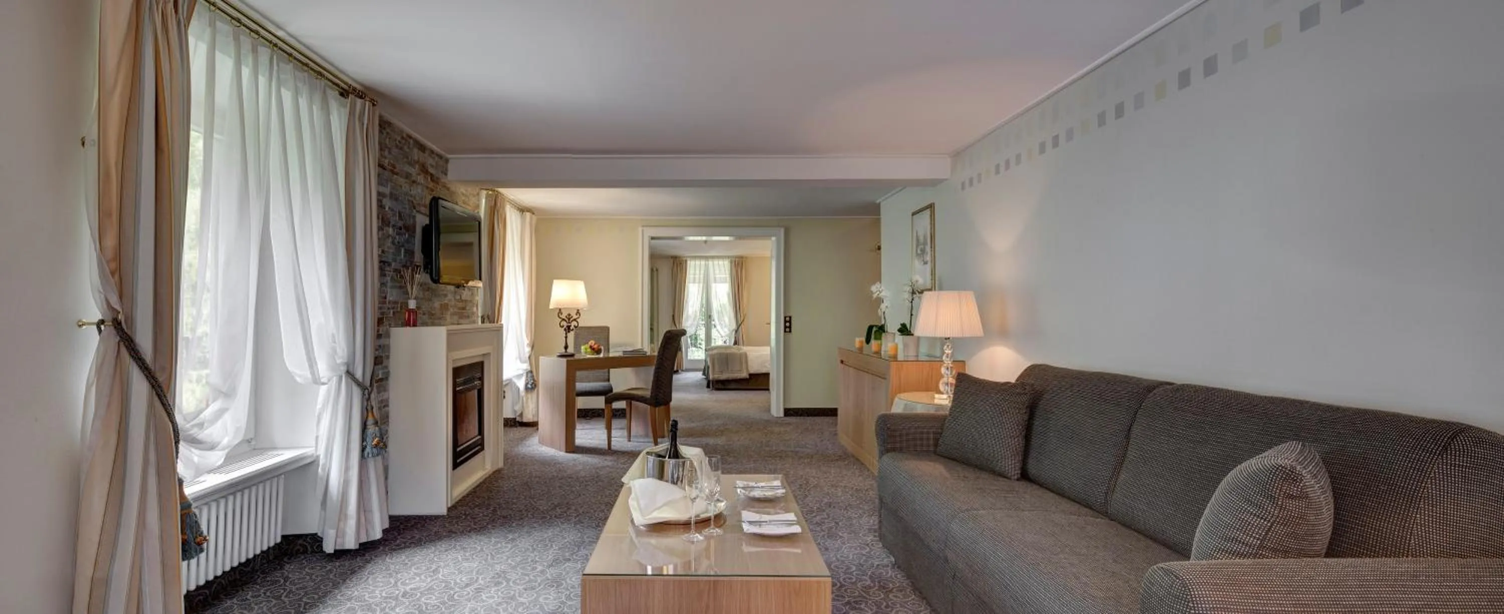 Photo of the whole room in Résidence Les Sources des Alpes