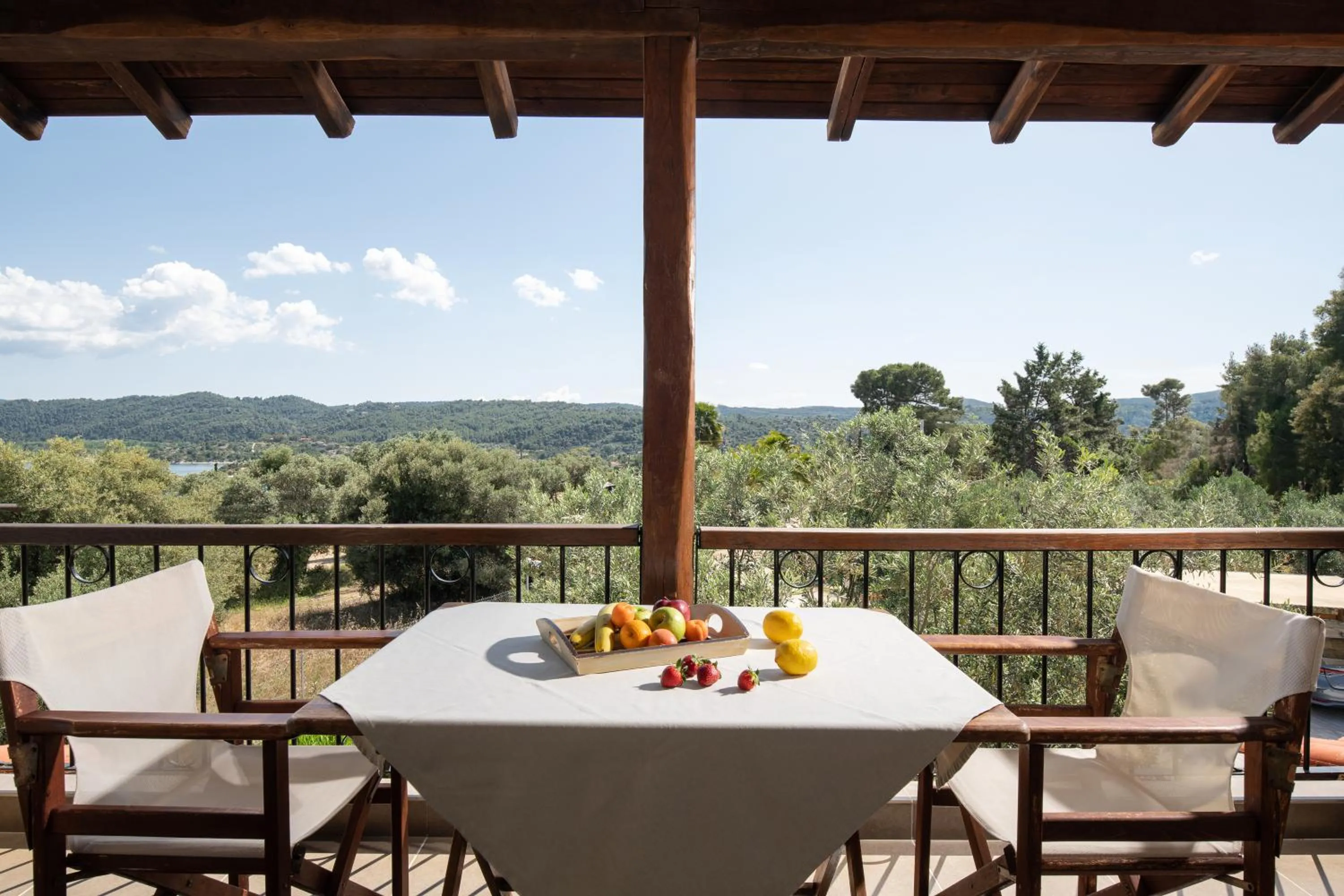 Balcony/Terrace in Heos Accommodation